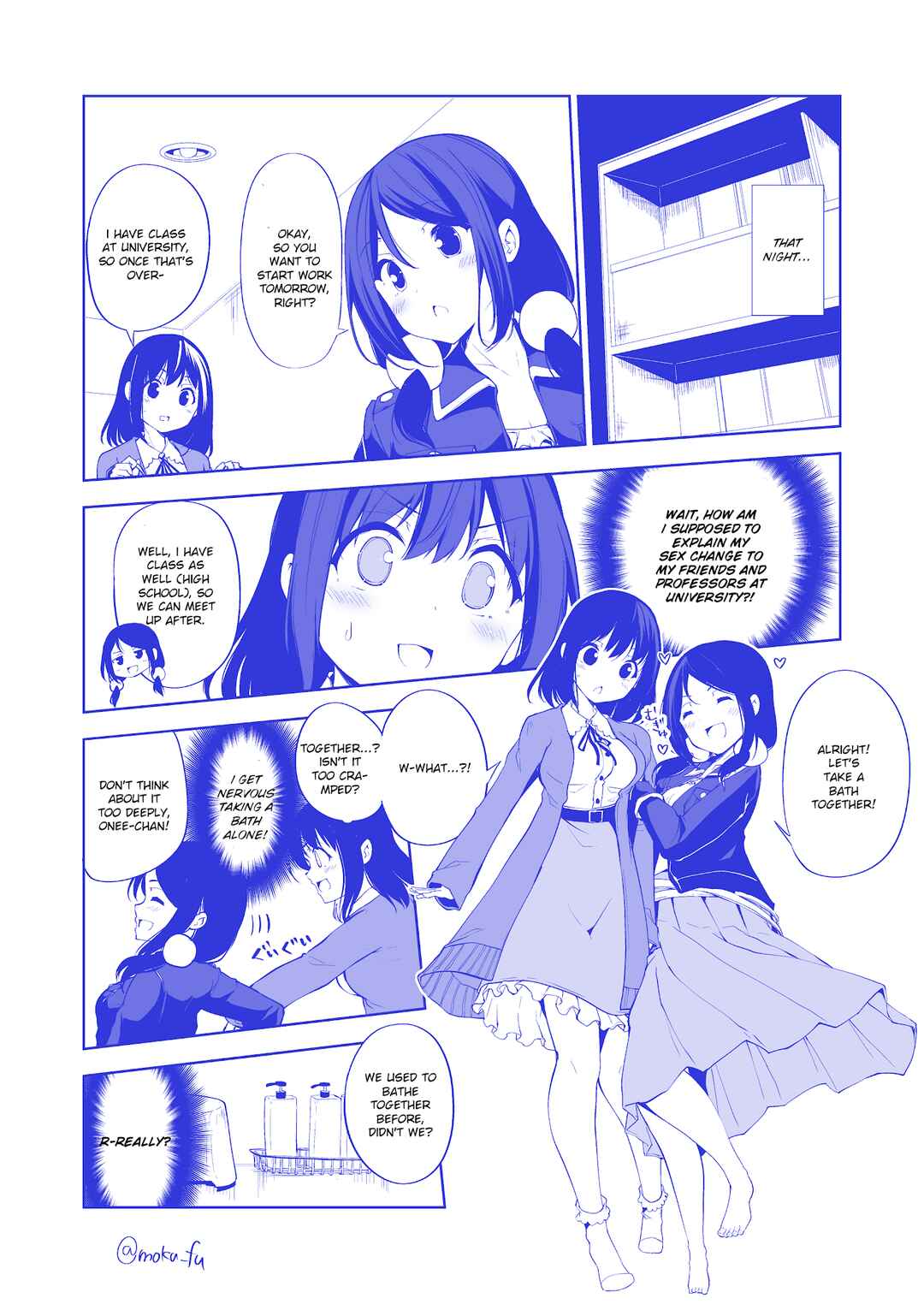 Page 5 Chapter 4 Asa Okitara Onnanoko ni Natteta Manga