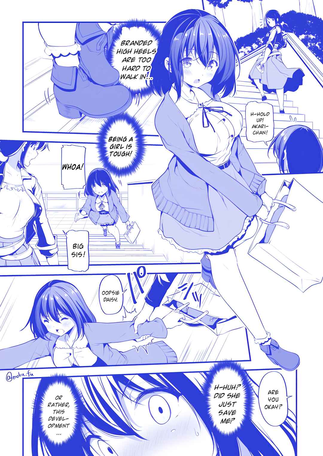 Page 4 Chapter 3 Asa Okitara Onnanoko ni Natteta Manga