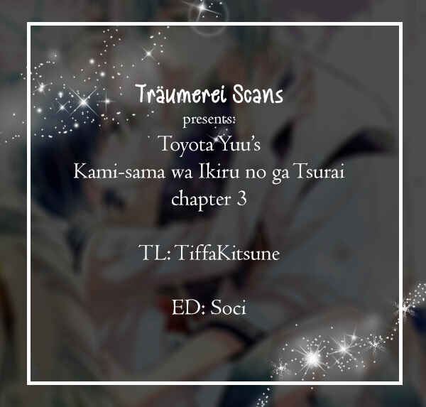Page 1 Chapter 3 Kami-sama wa Ikiru no ga Tsurai