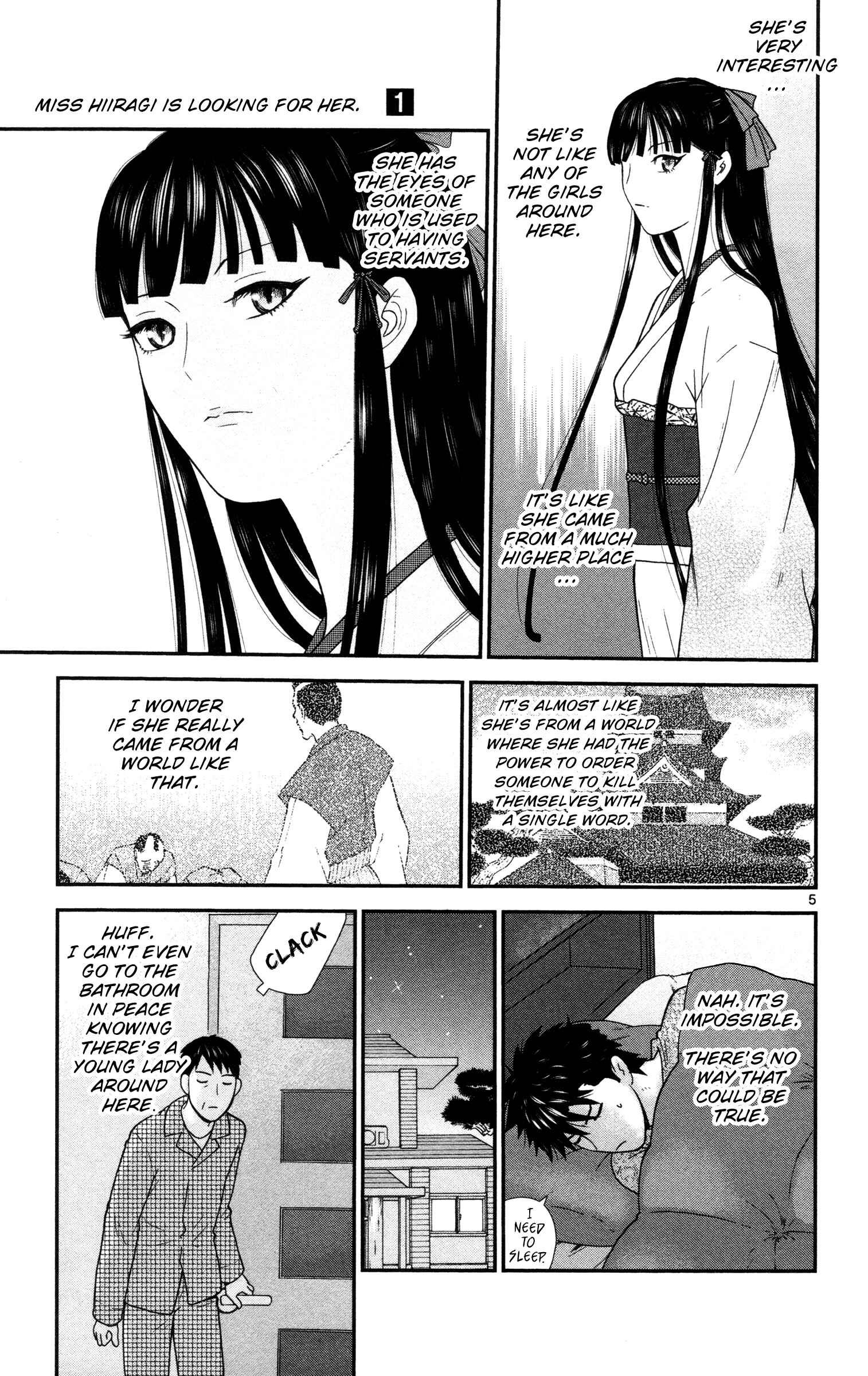 Page 5 Chapter 5 Miss Hiiragi is Looking for Herself