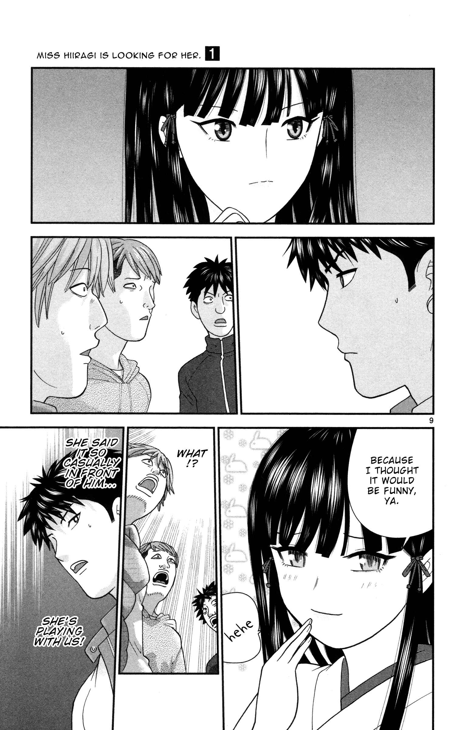 Page 9 Chapter 6 Miss Hiiragi is Looking for Herself
