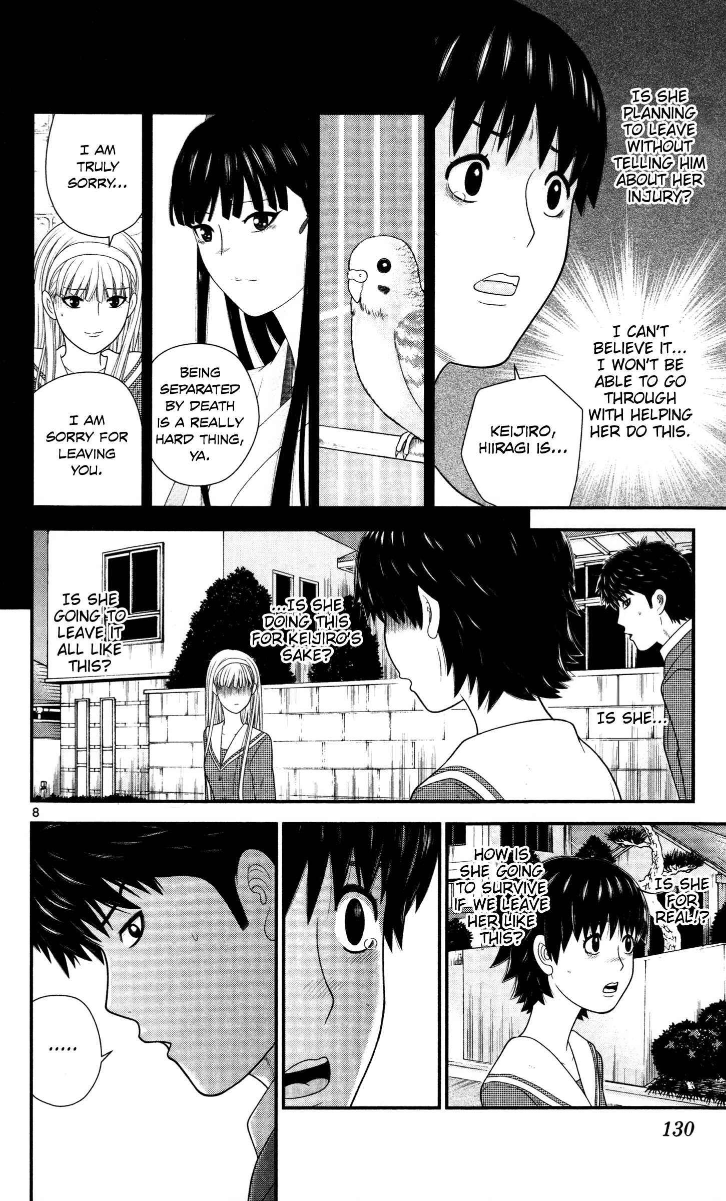 Page 8 Chapter 38 Miss Hiiragi is Looking for Herself
