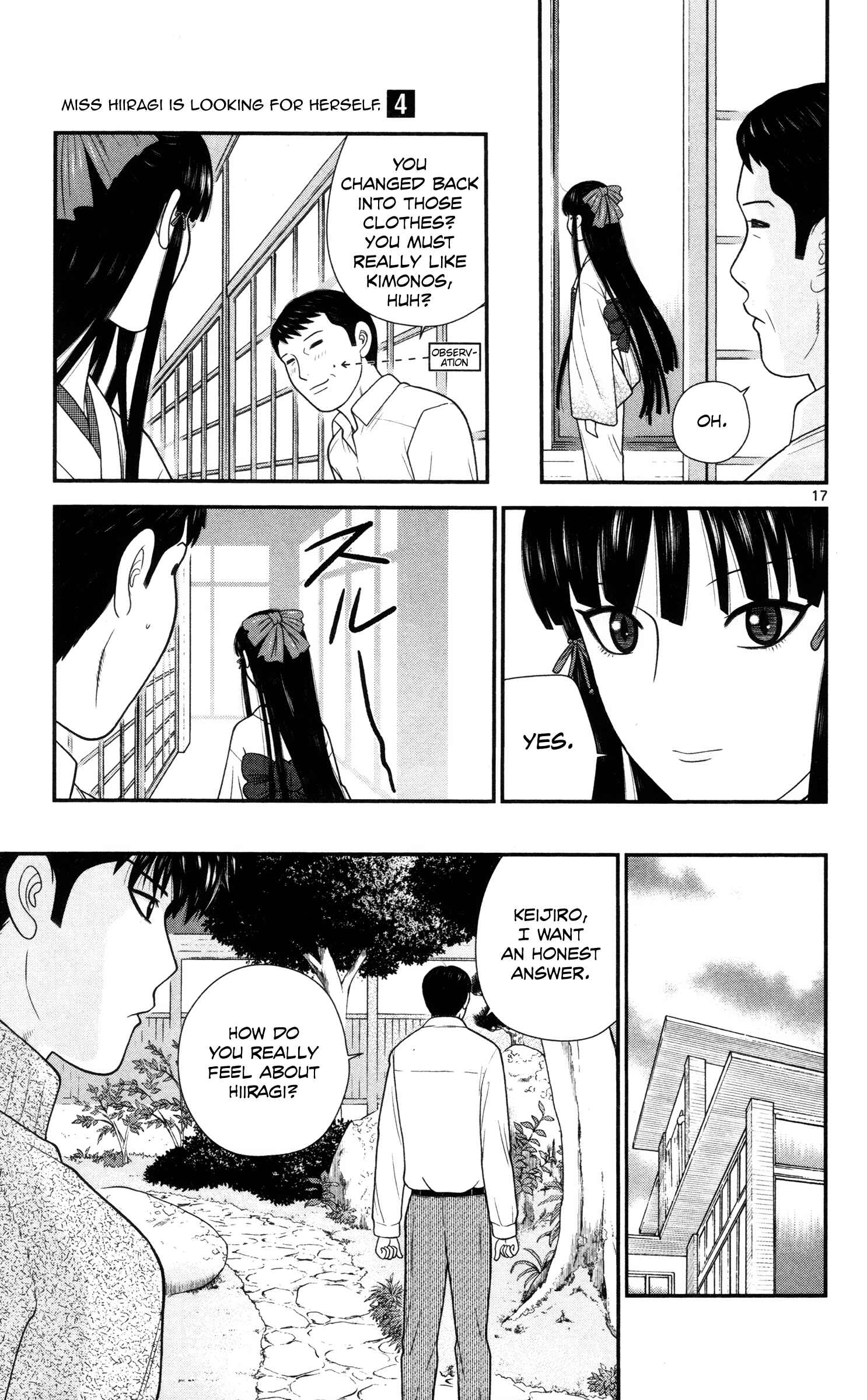 Page 17 Chapter 32 Miss Hiiragi is Looking for Herself