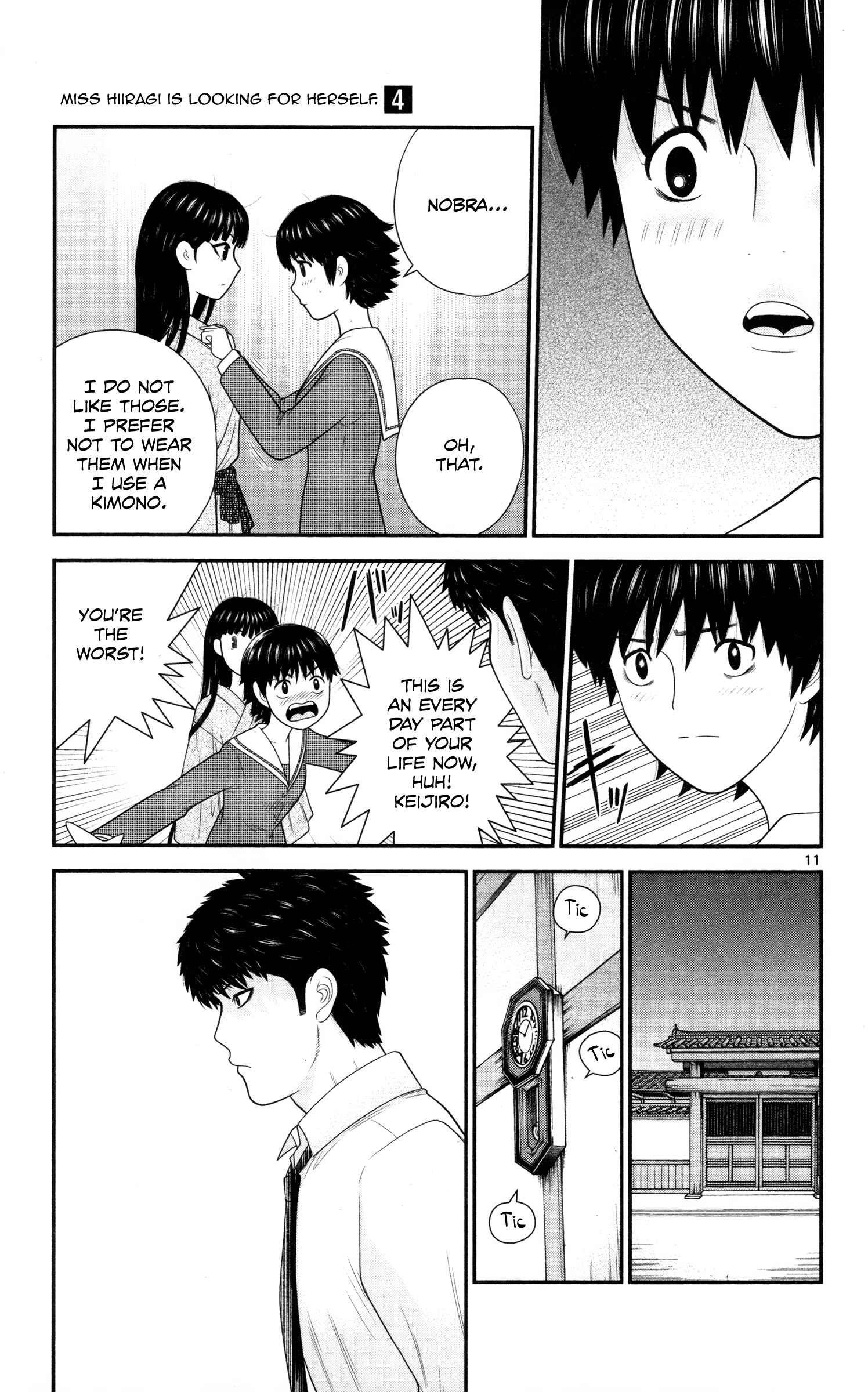 Page 11 Chapter 41 Miss Hiiragi is Looking for Herself