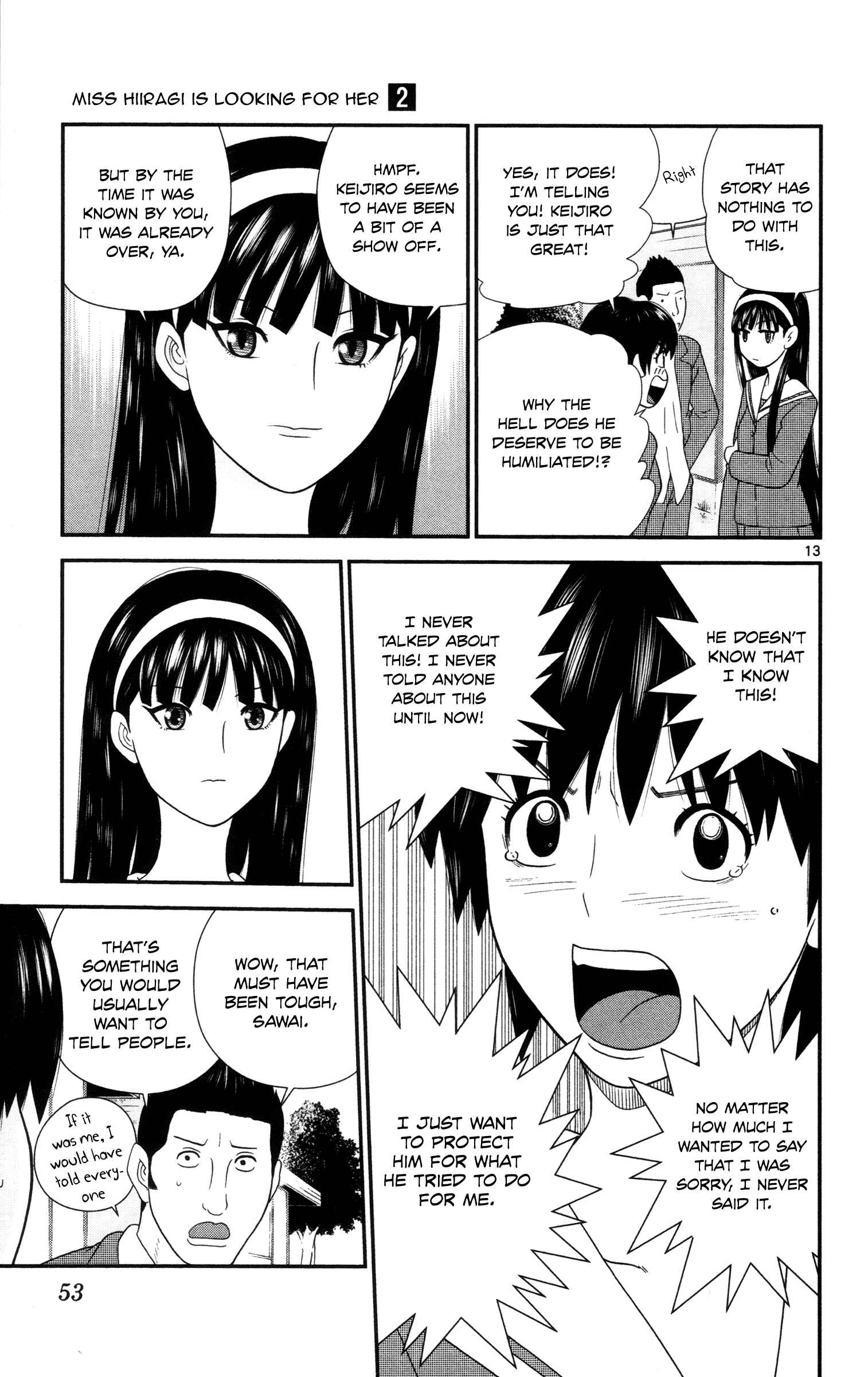Page 13 Chapter 13 Miss Hiiragi is Looking for Herself