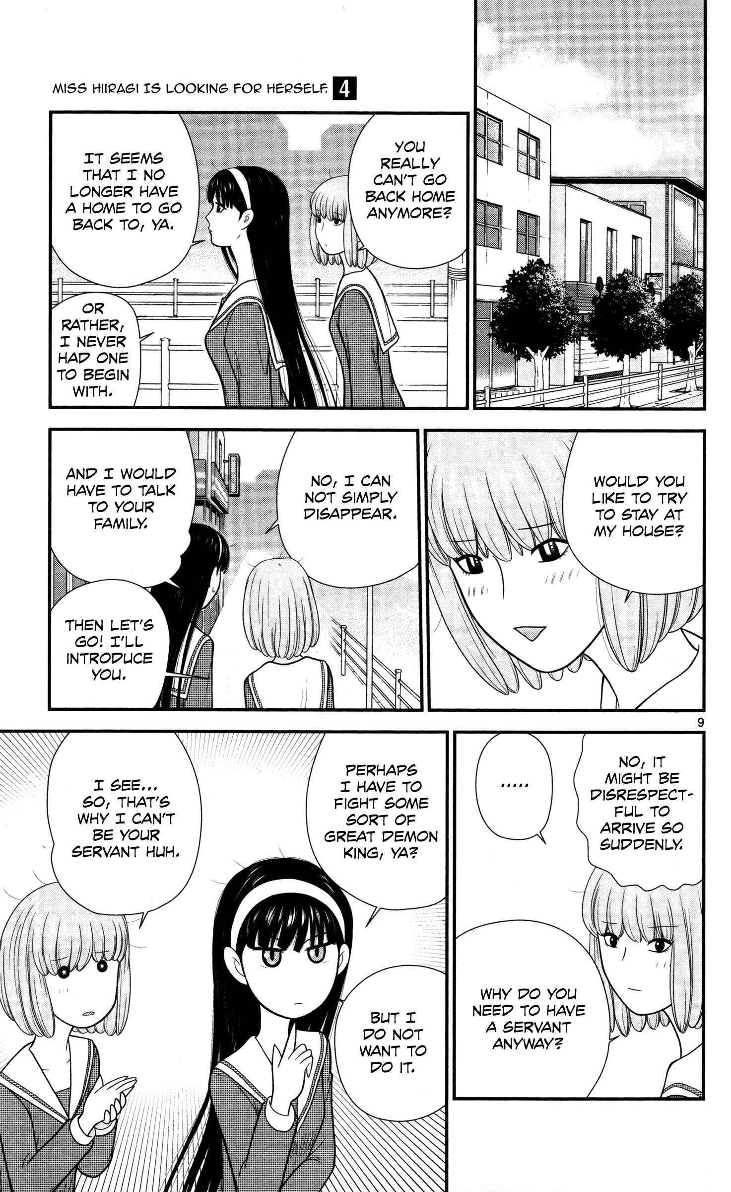 Page 9 Chapter 34 Miss Hiiragi is Looking for Herself