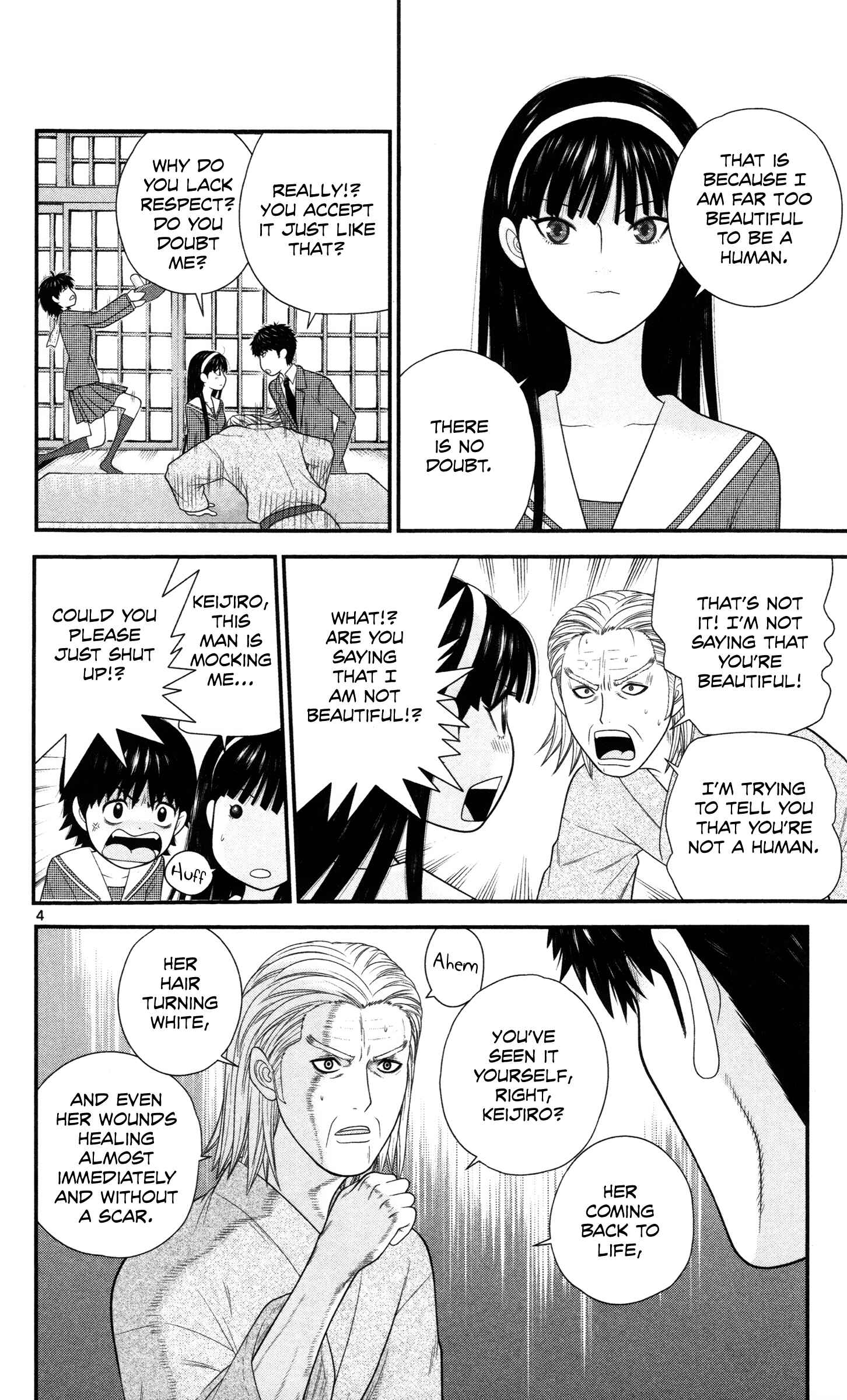 Page 4 Chapter 40 Miss Hiiragi is Looking for Herself