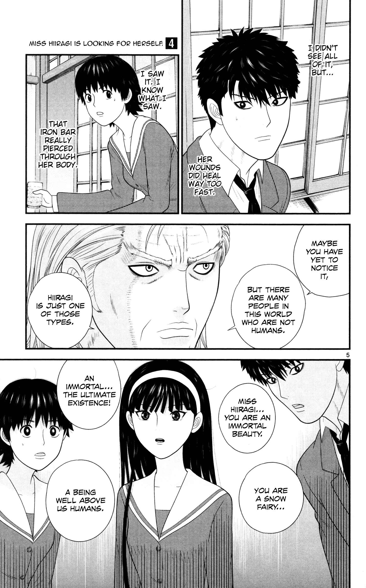 Page 5 Chapter 40 Miss Hiiragi is Looking for Herself