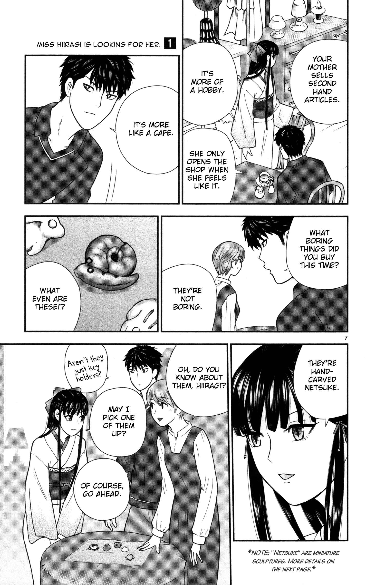 Page 7 Chapter 8 Miss Hiiragi is Looking for Herself