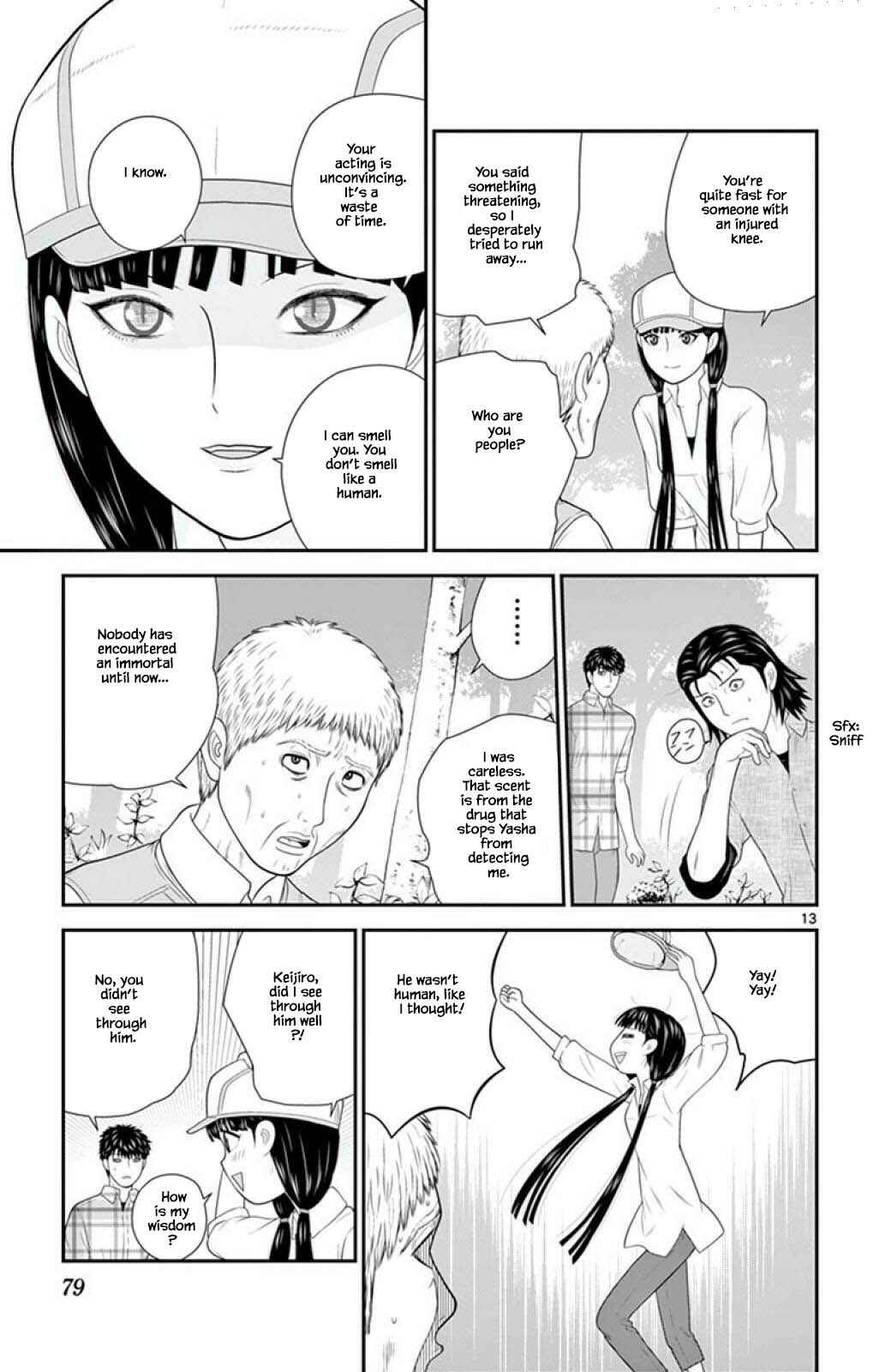 Page 13 Chapter 57 Miss Hiiragi is Looking for Herself