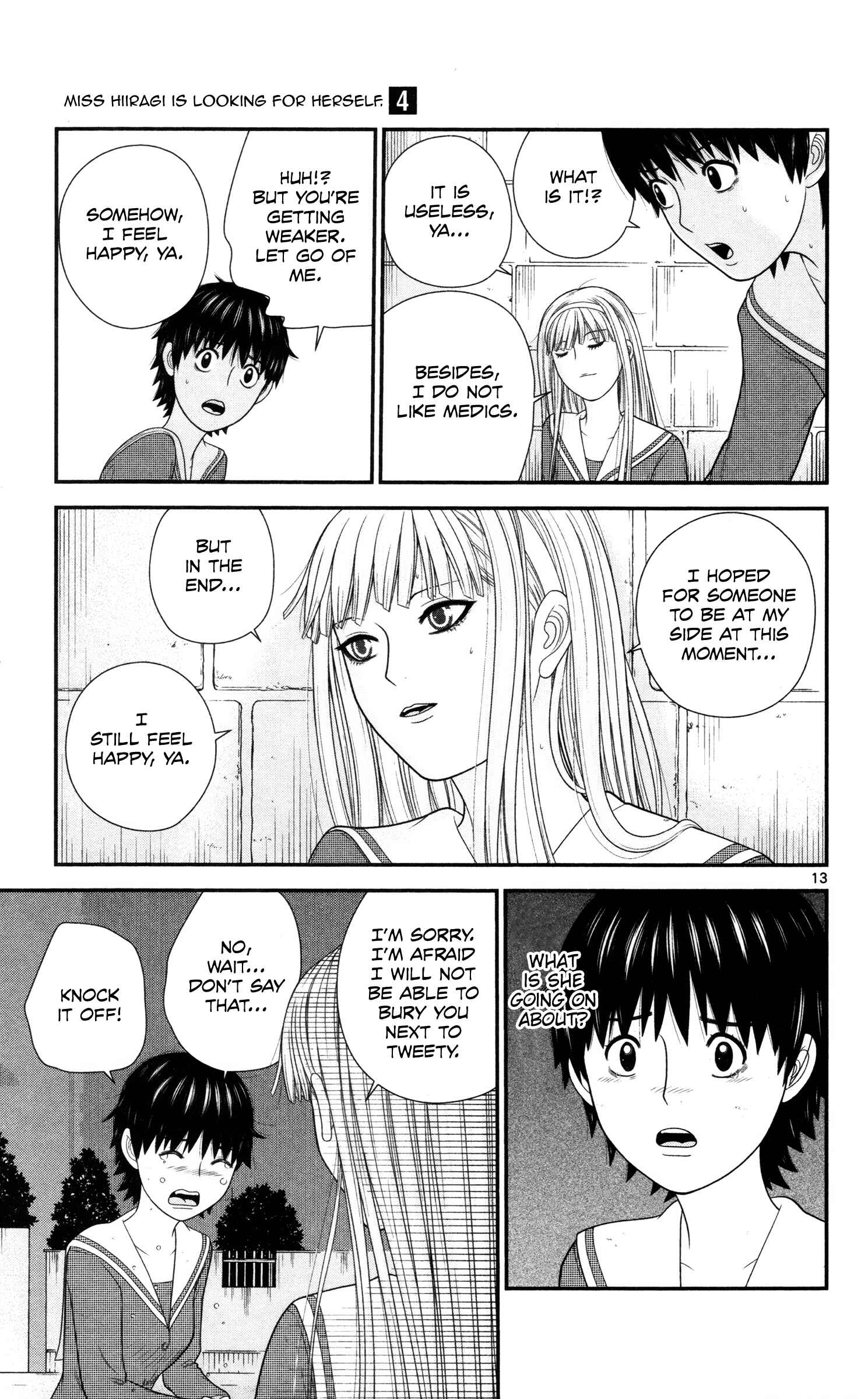 Page 13 Chapter 37 Miss Hiiragi is Looking for Herself