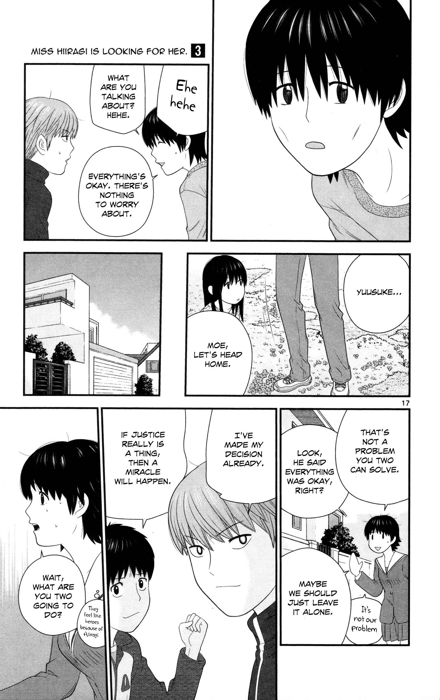 Page 17 Chapter 24 Miss Hiiragi is Looking for Herself
