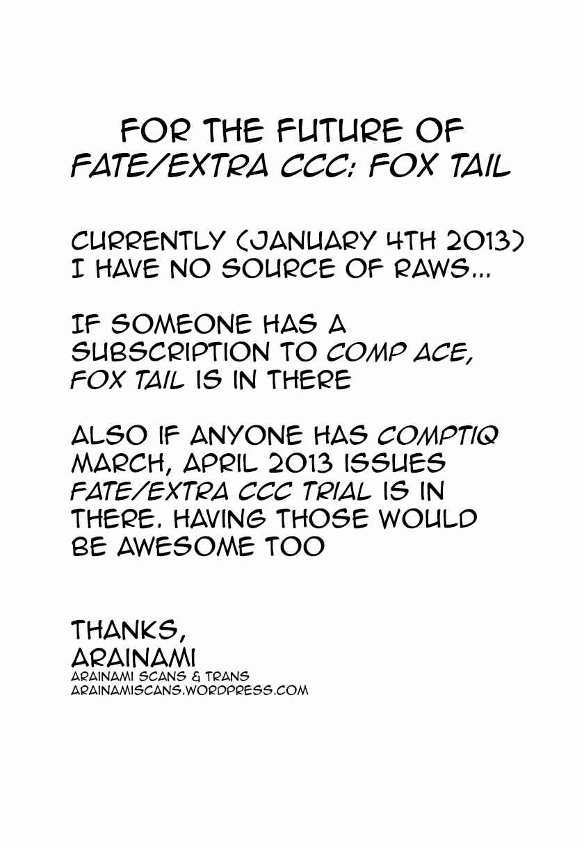 Page 25 Chapter 2 Fate/EXTRA CCC FoxTail