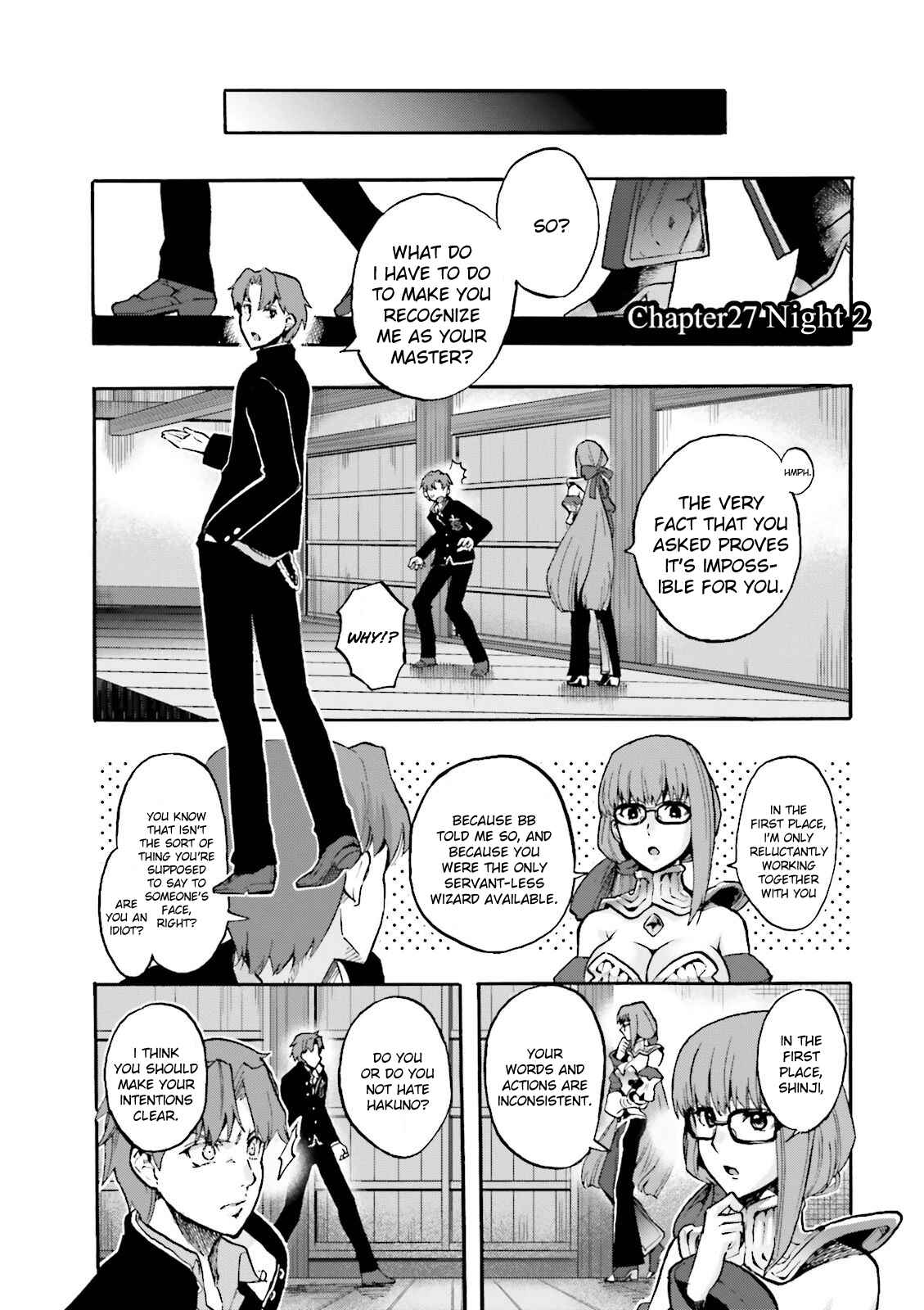 Page 1 Chapter 27 Fate/EXTRA CCC FoxTail