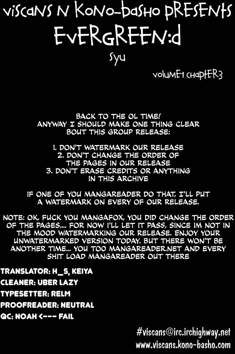 Page 1 Chapter 3 Evergreen:d