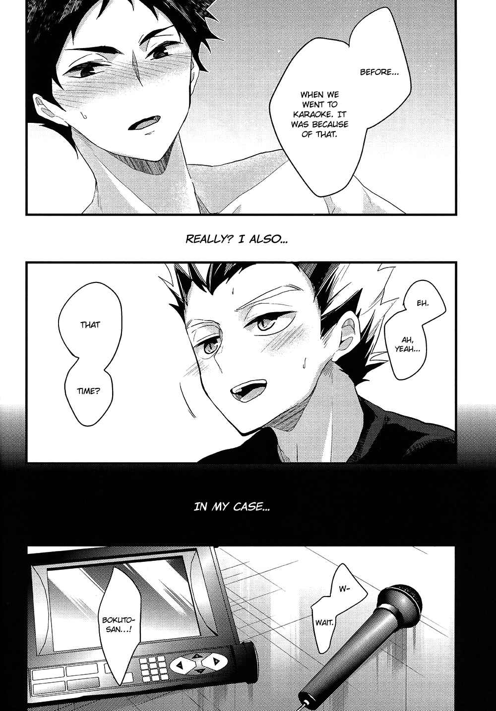 Page 13 Chapter Unknown_b3dc Haikyu!! - Mada Himitsu (Doujinshi)