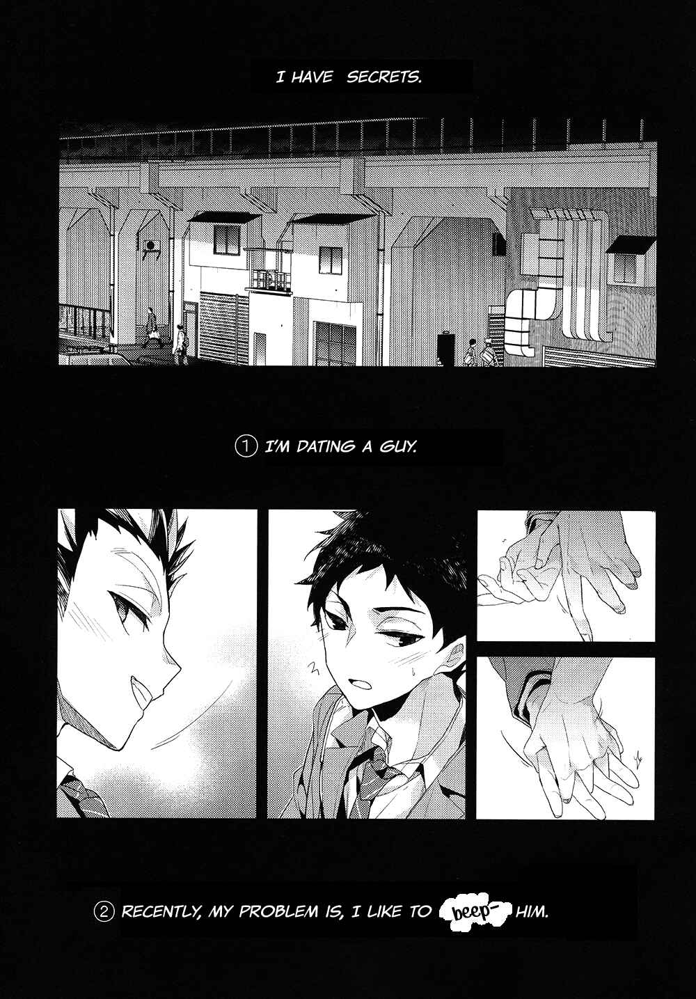 Page 4 Chapter Unknown_b3dc Haikyu!! - Mada Himitsu (Doujinshi)