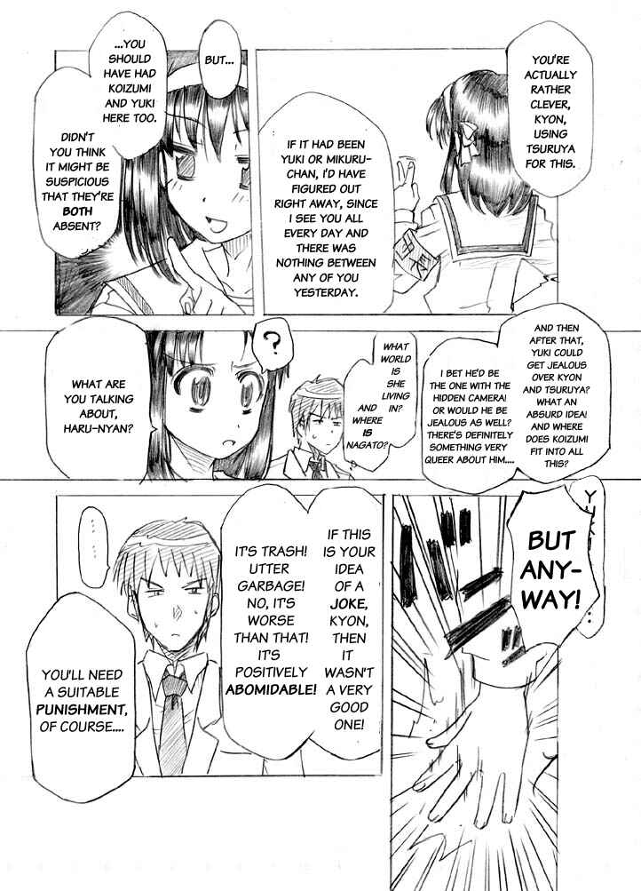Page 14 Chapter 0 Suzumiya Haruhi no Yuuutsu - Tsuruya-ke no Okite (Doujinshi)