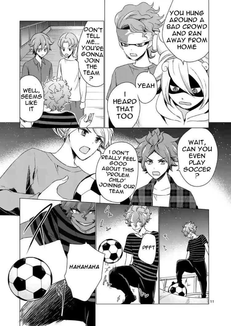 Page 11 Chapter 2 Inazuma Eleven Outer Code Anthology
