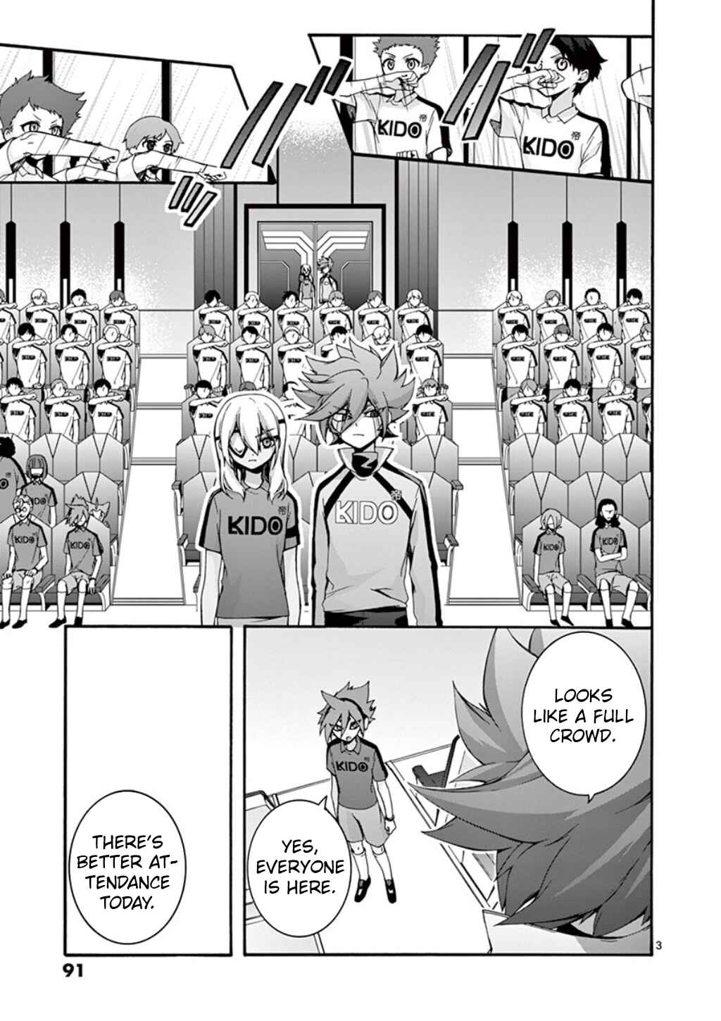 Page 4 Chapter 3 Inazuma Eleven Outer Code Anthology