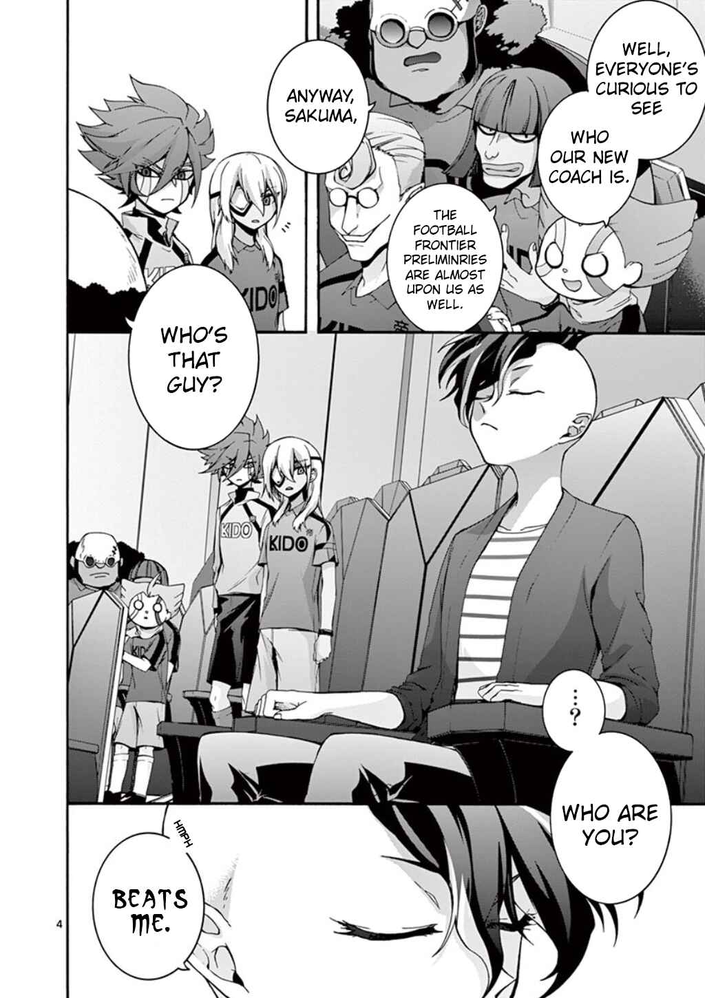 Page 5 Chapter 3 Inazuma Eleven Outer Code Anthology