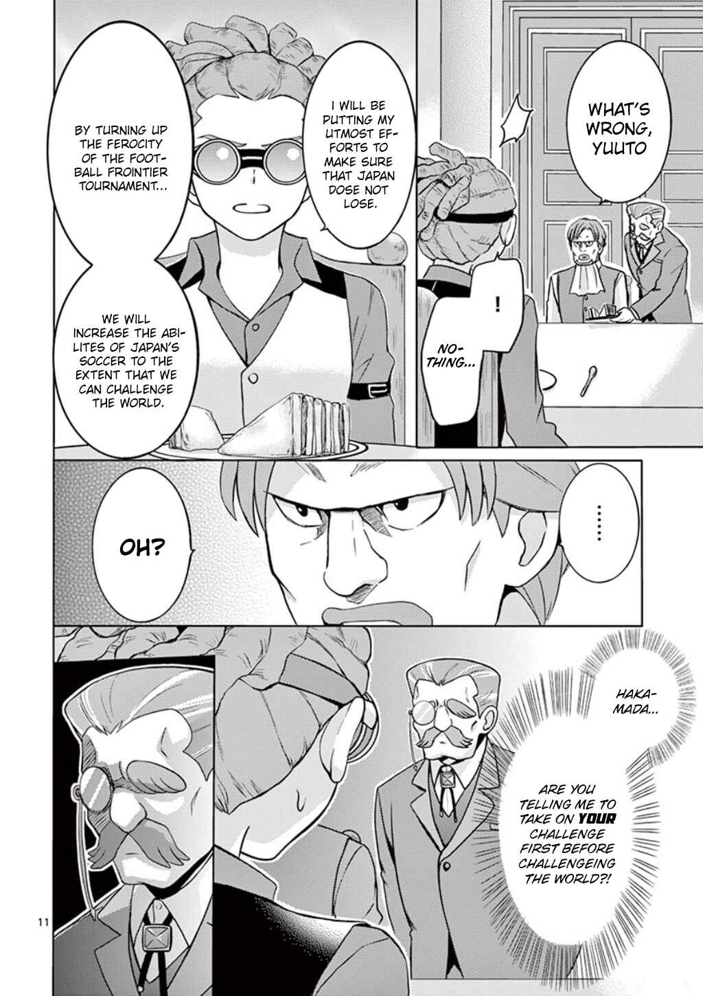 Page 11 Chapter 5 Inazuma Eleven Outer Code Anthology