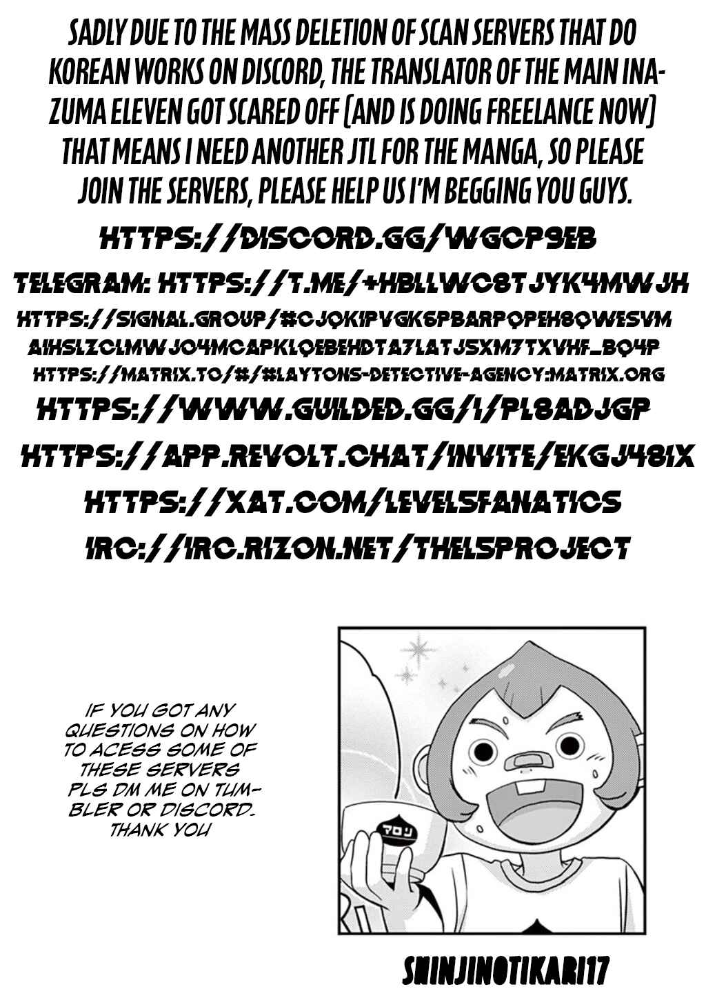 Page 20 Chapter 5 Inazuma Eleven Outer Code Anthology