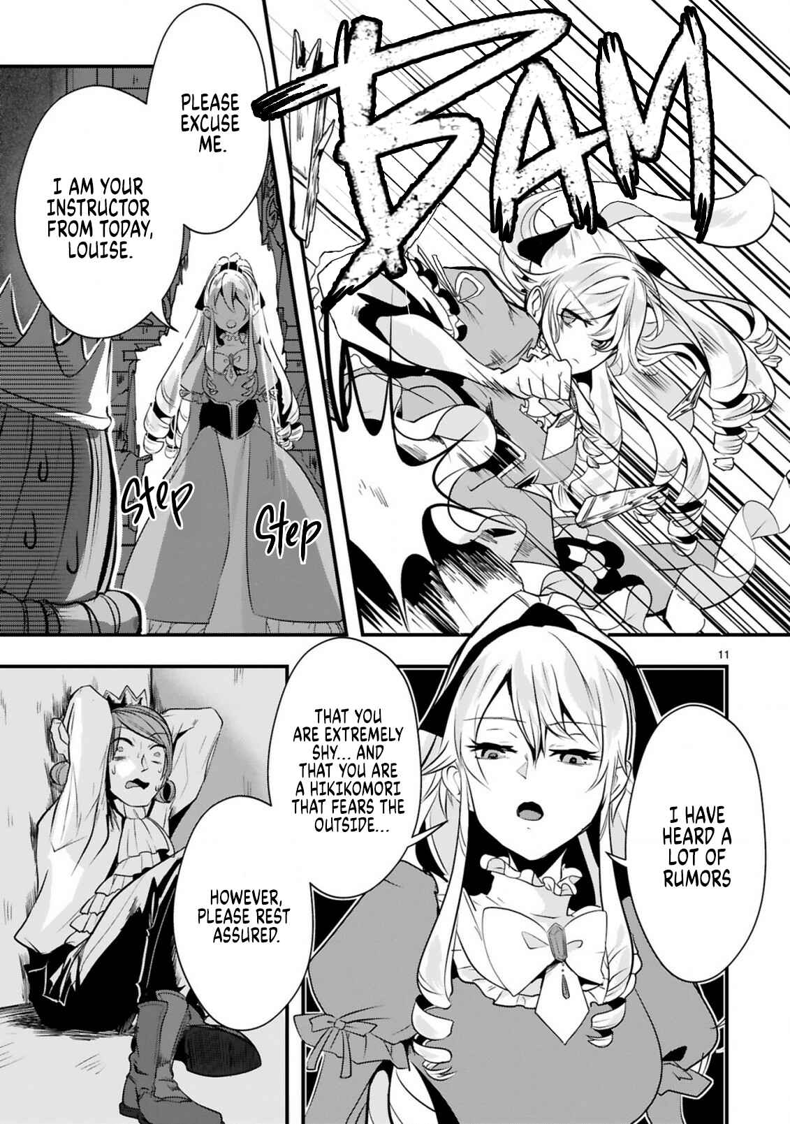 Page 12 Chapter 1 Zense Akuyaku datta Reijou ga, Hikikomori no Choukyou wo Makasaremashita