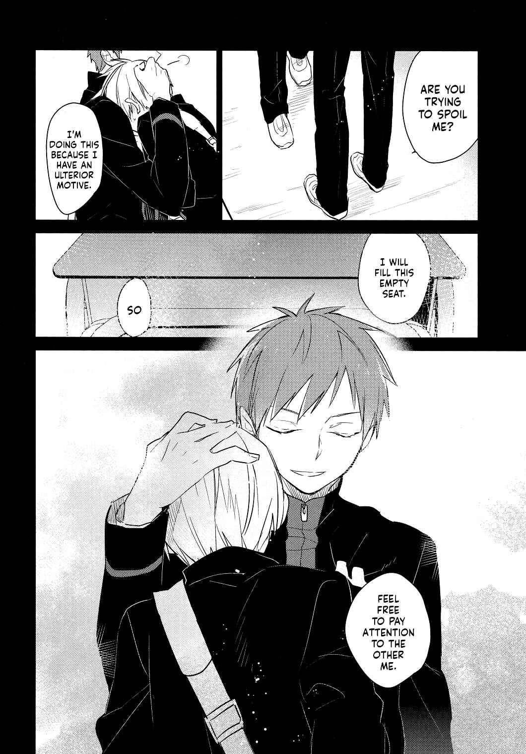 Page 14 Chapter Unknown_7ff0 Kuroko no Basket - Mae no Seki no Kimi (Doujinshi)