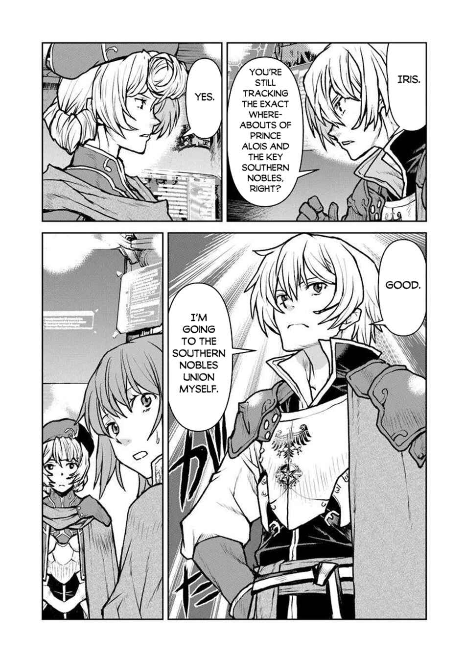 Page 12 Chapter 56 Kouchuugun Shikan Boukensha ni Naru