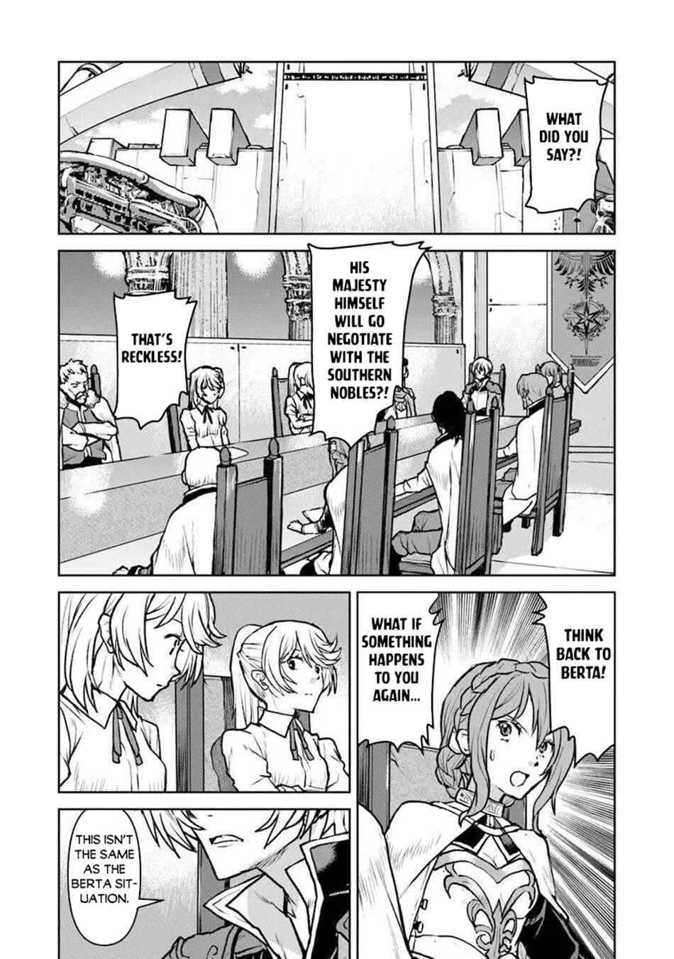 Page 13 Chapter 56 Kouchuugun Shikan Boukensha ni Naru