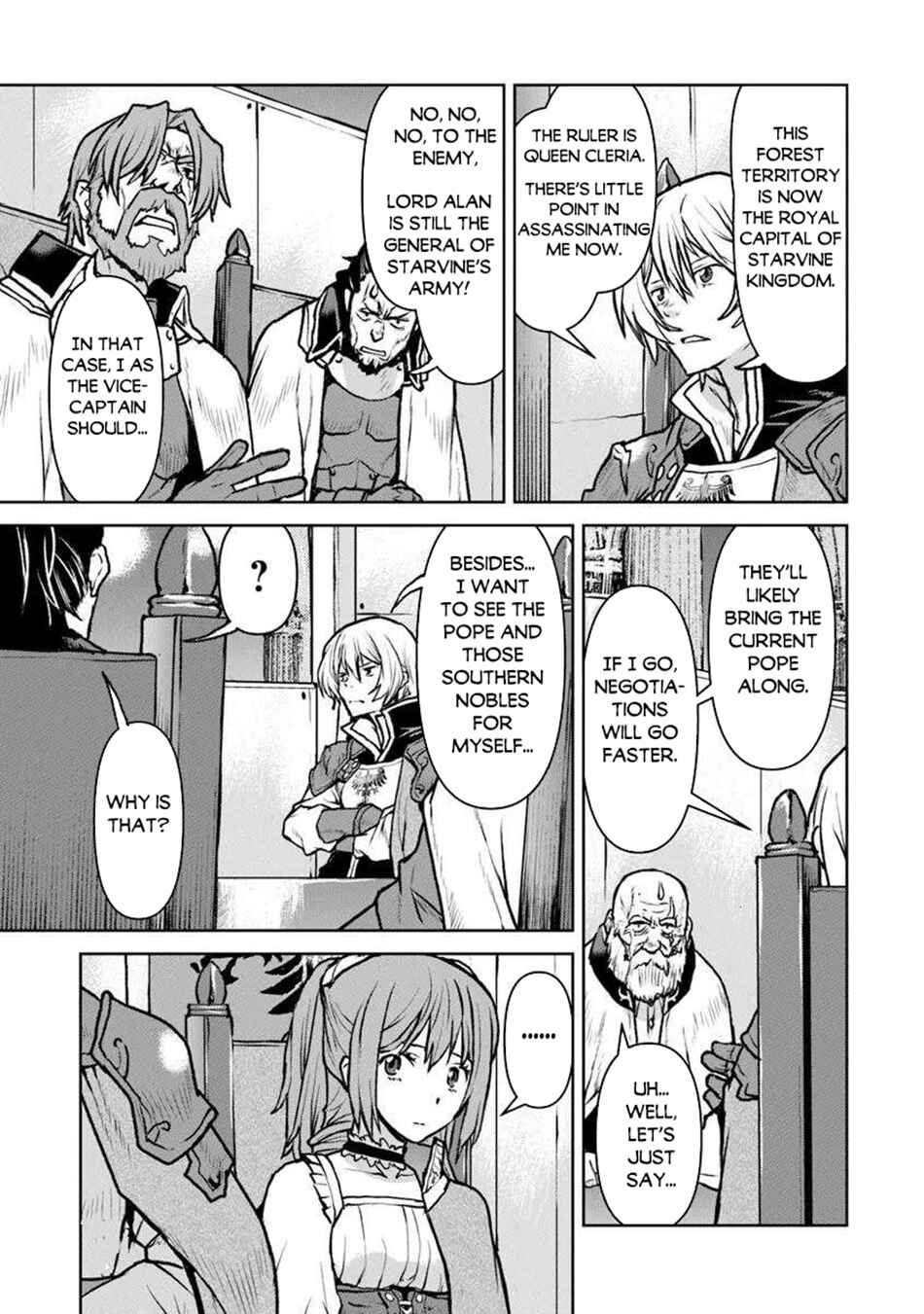 Page 14 Chapter 56 Kouchuugun Shikan Boukensha ni Naru