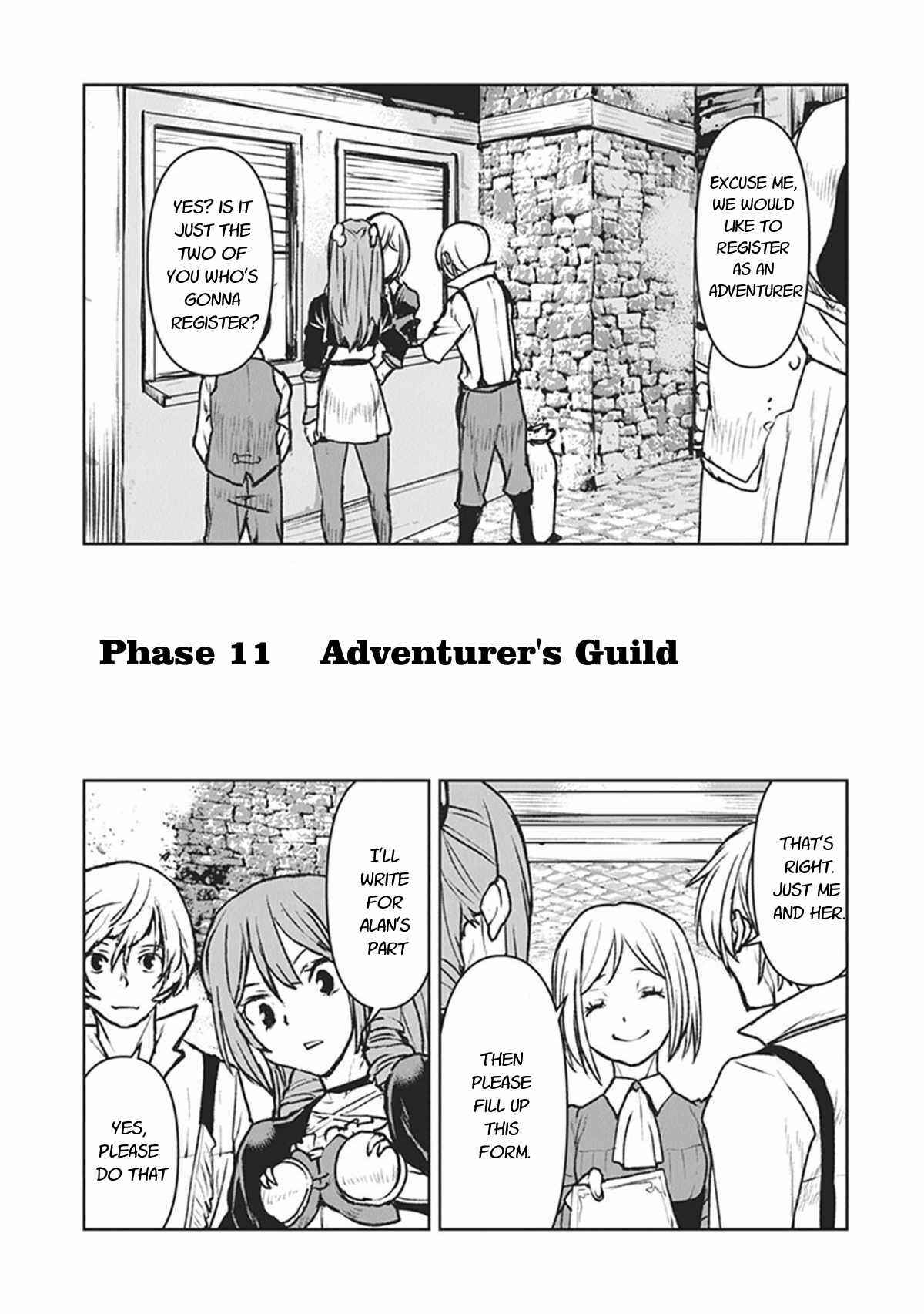 Page 1 Chapter 11 Kouchuugun Shikan Boukensha ni Naru