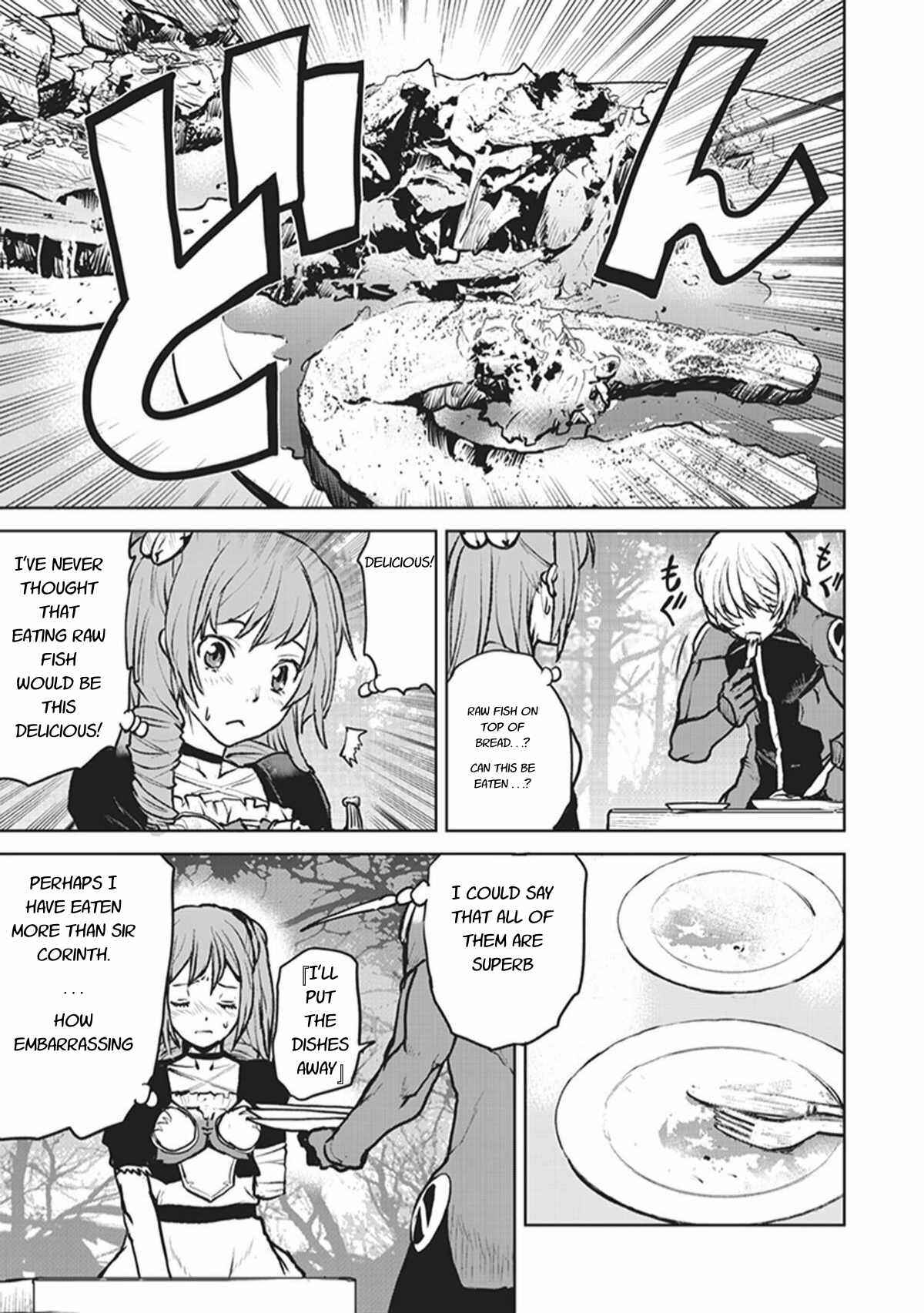 Page 13 Chapter 4 Kouchuugun Shikan Boukensha ni Naru