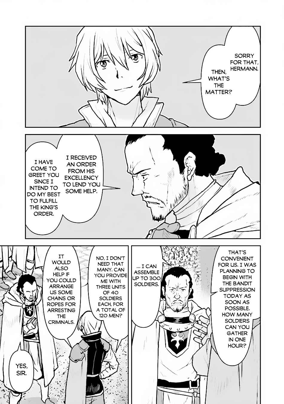 Page 10 Chapter 42 Kouchuugun Shikan Boukensha ni Naru