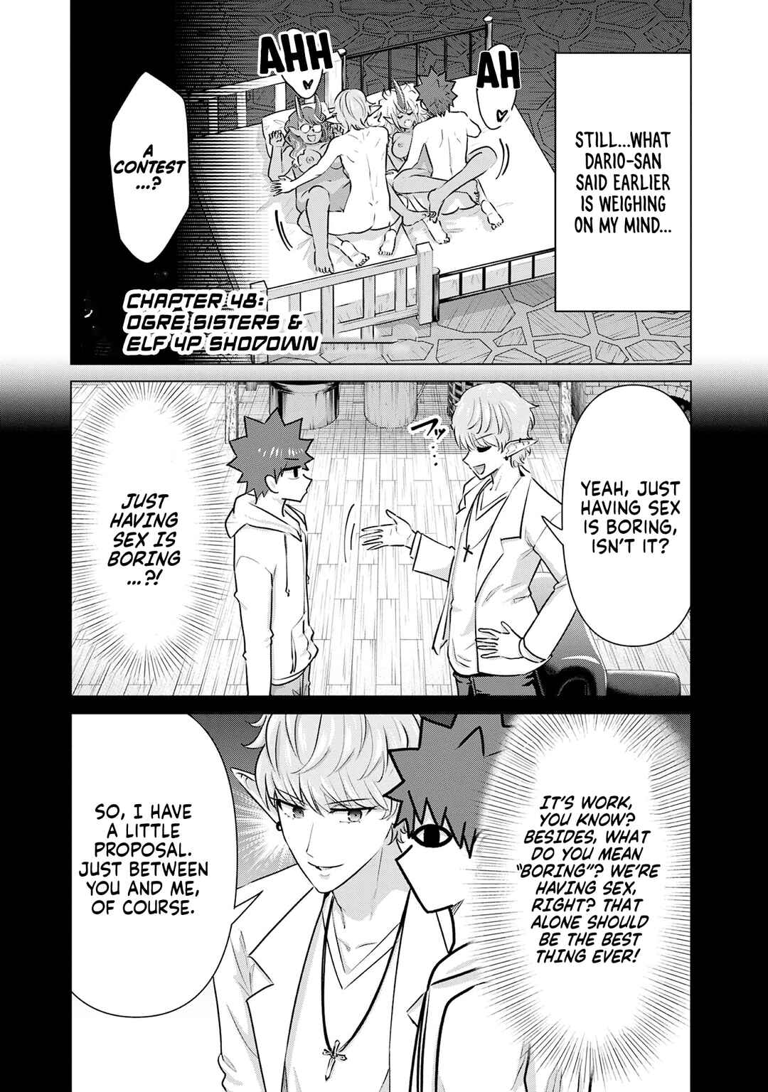 Page 1 Chapter 48 Isekai Pornstar ~Shiru Danyuu ga Isekai Tensei Shite Ero Chishiki Furu Katsuyo de Musou Danyuu ni Naru Hanashi~