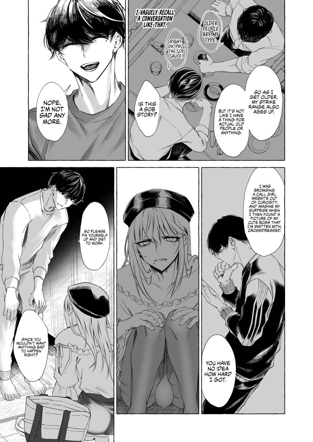 Page 10 Chapter 1 My Boss is a Cross-dressing Call Girl