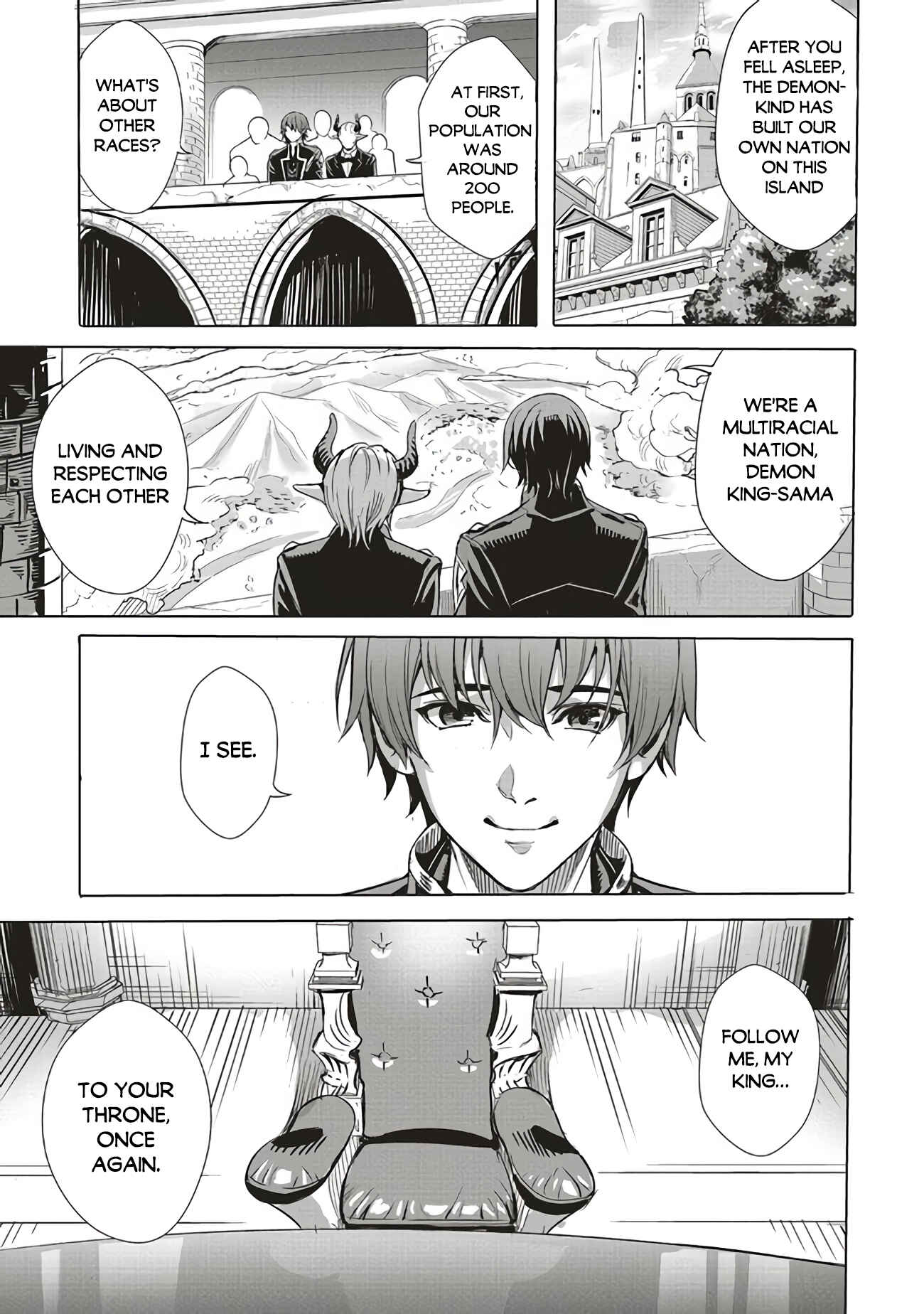 Page 13 Chapter 1.2 Isekai Saikyou no Daimaou, Tensei Shi Boukensha ni Naru