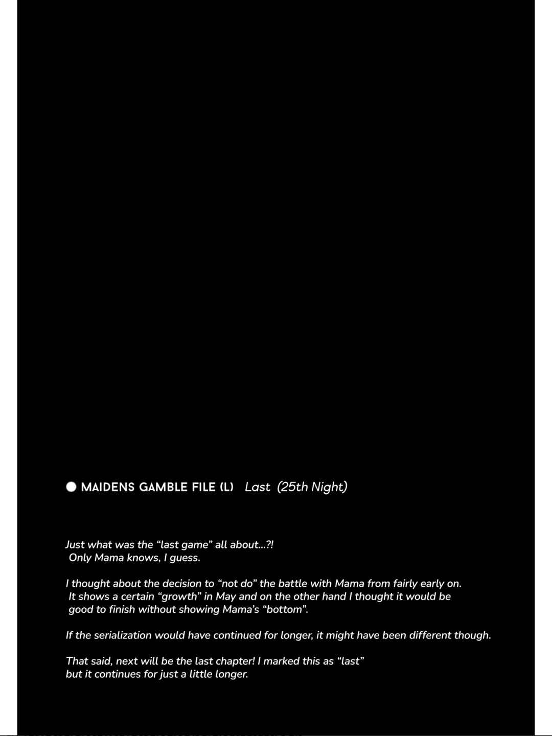 Page 35 Chapter 25 Mays Maiden