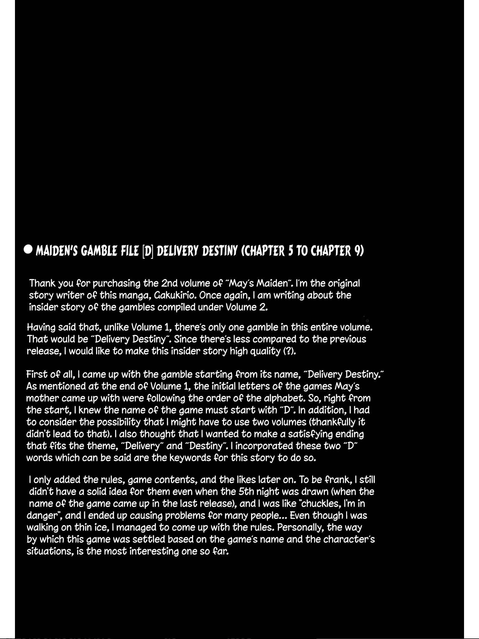 Page 30 Chapter 10 Mays Maiden