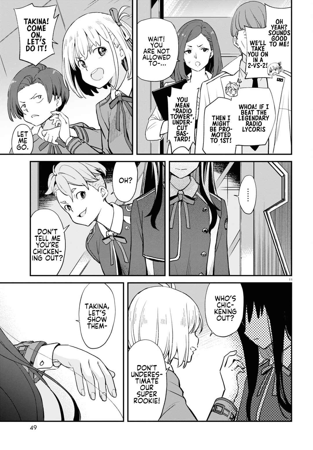 Page 11 Chapter 8 Lycoris Recoil