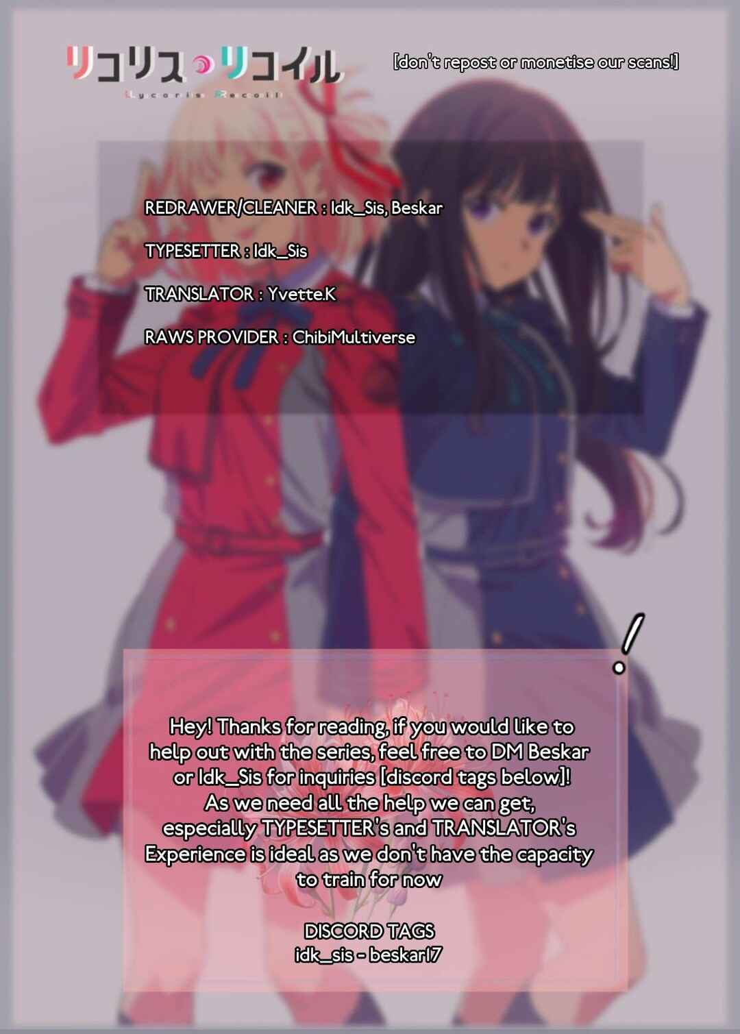 Page 44 Chapter 21 Lycoris Recoil
