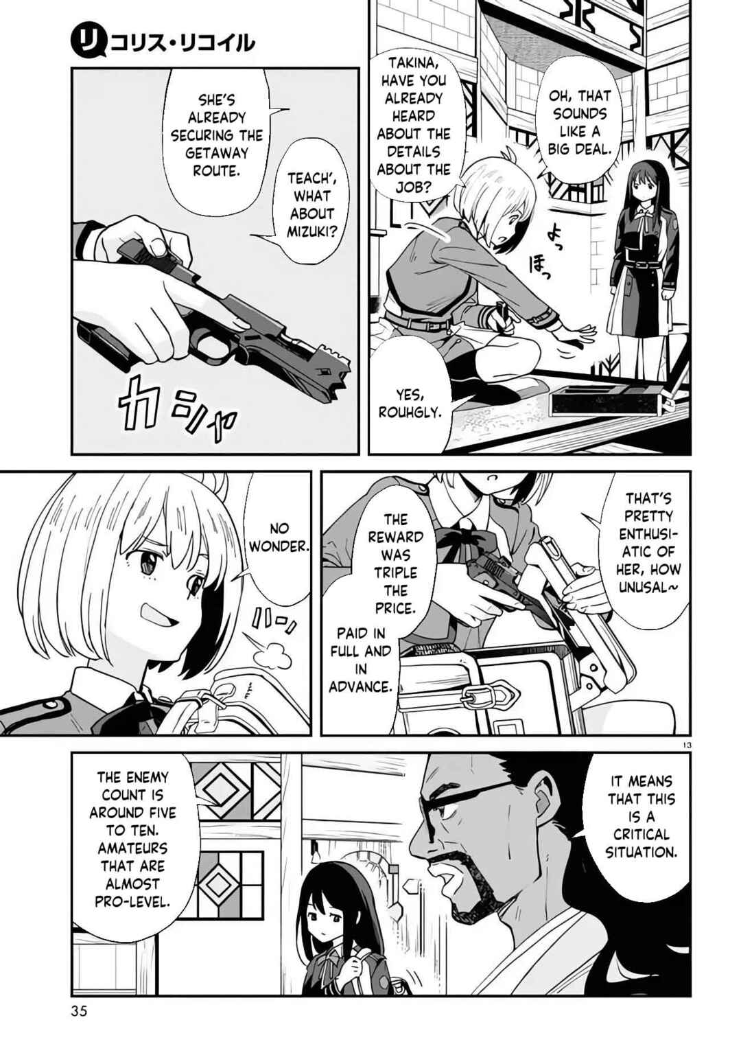 Page 13 Chapter 4 Lycoris Recoil