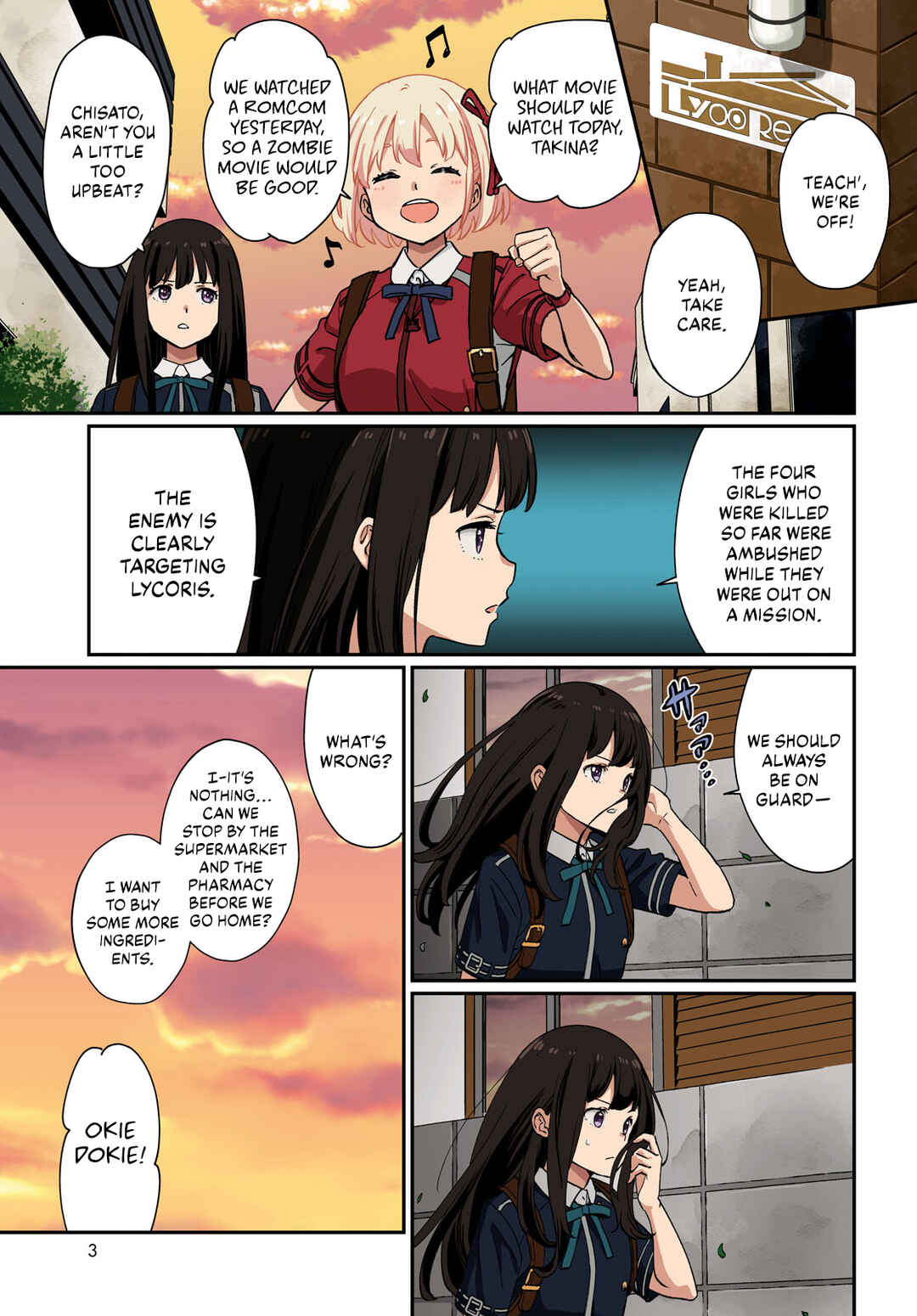 Page 1 Chapter 19 Lycoris Recoil