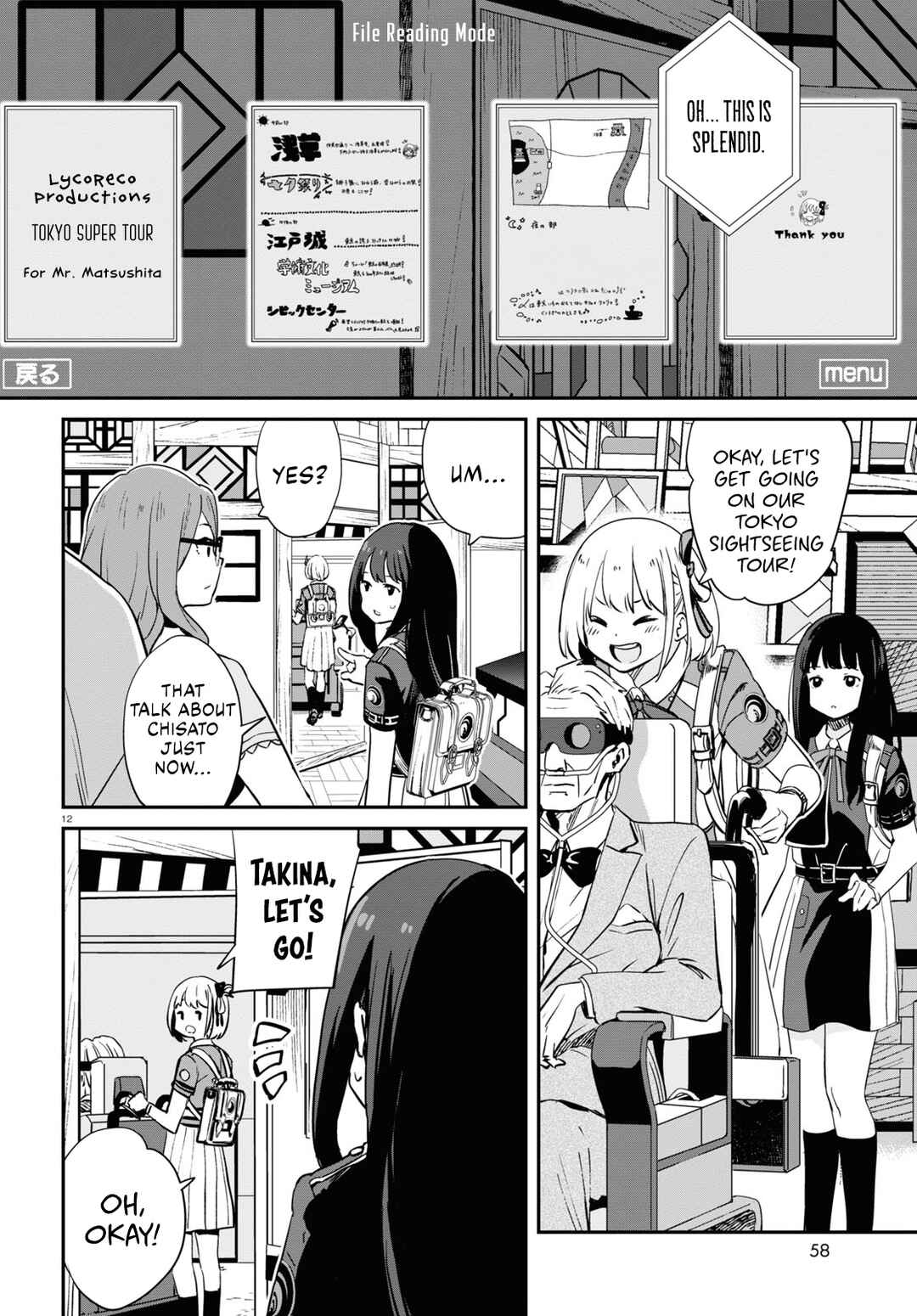Page 12 Chapter 15 Lycoris Recoil