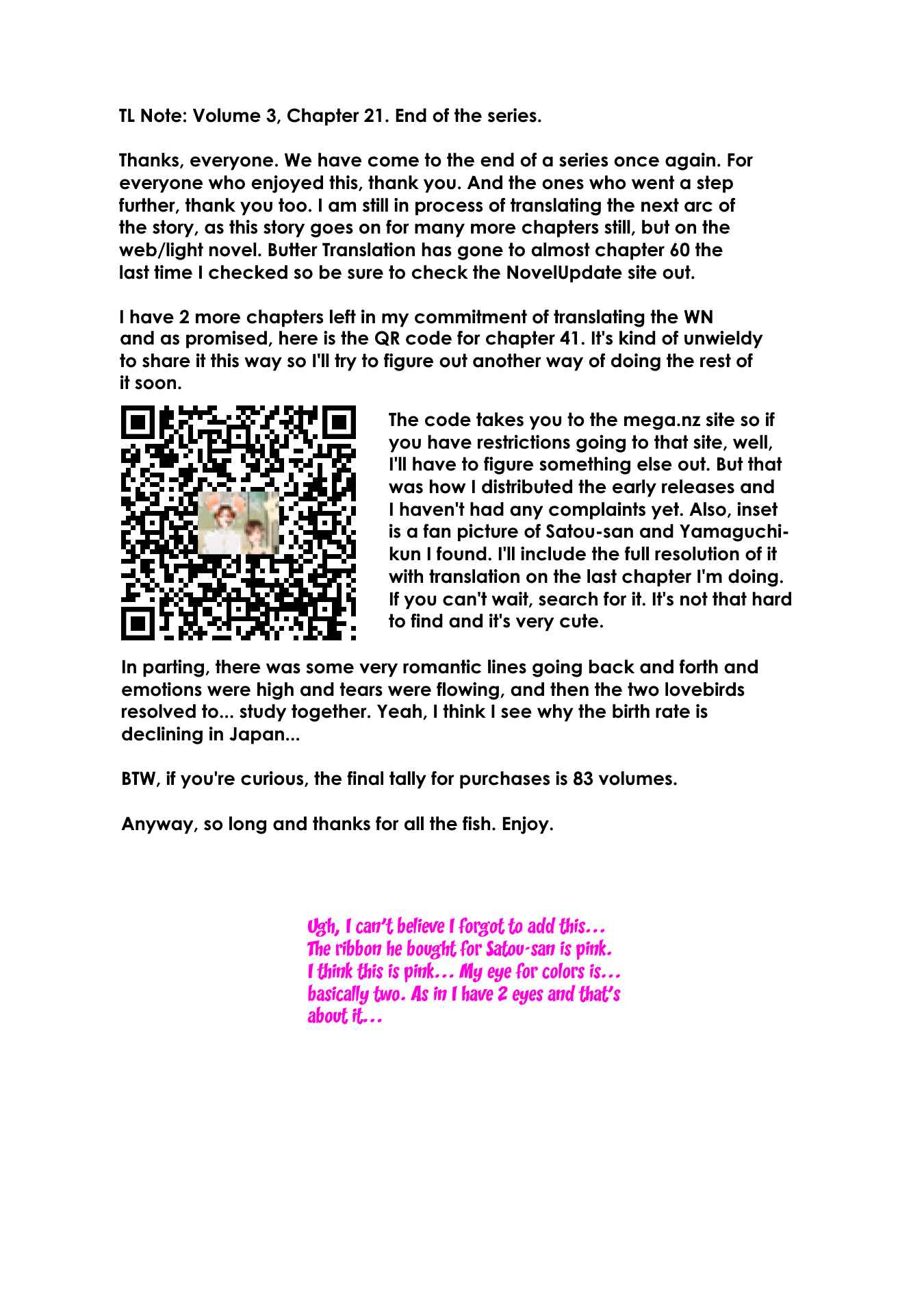 Page 26 Chapter 21 My Deskmate Sato-san