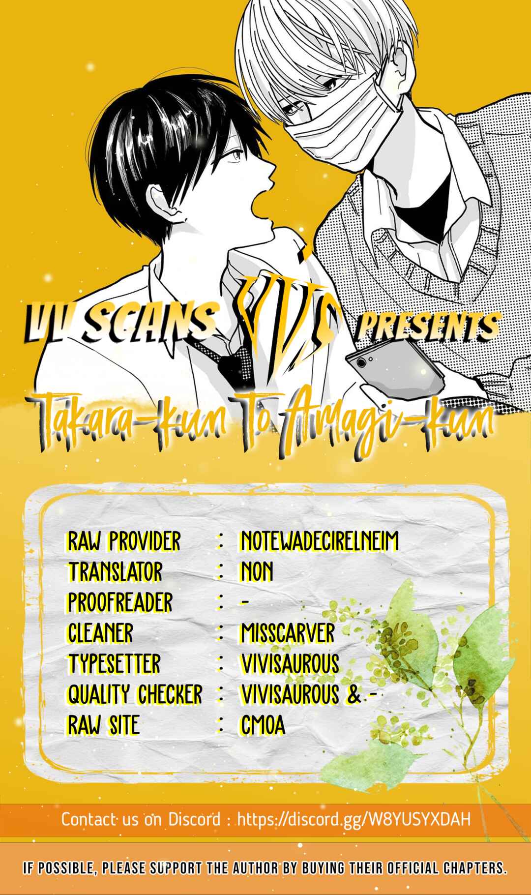 Page 1 Chapter 4 Takara-kun and Amagi-kun
