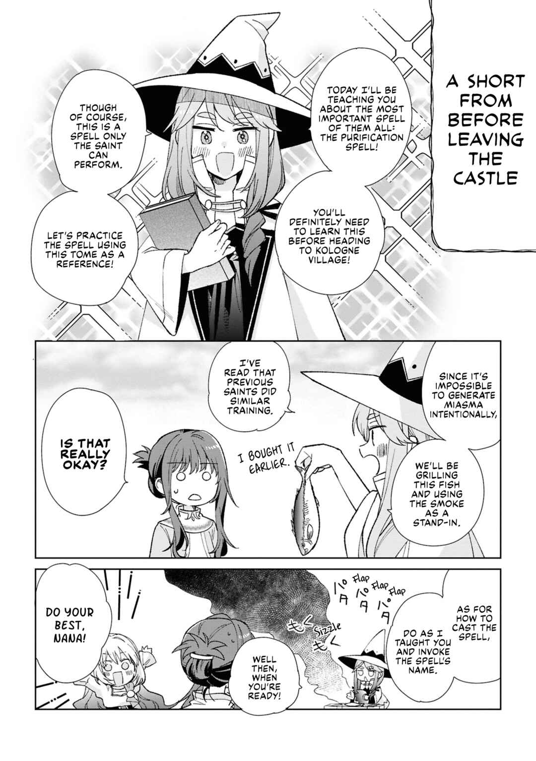 Page 1 Chapter 9.5 Muryoku Seijo to Munou Oujo ~Maryoku Zero de Shoukansareta Seijo no Isekai Kyuukokuki~