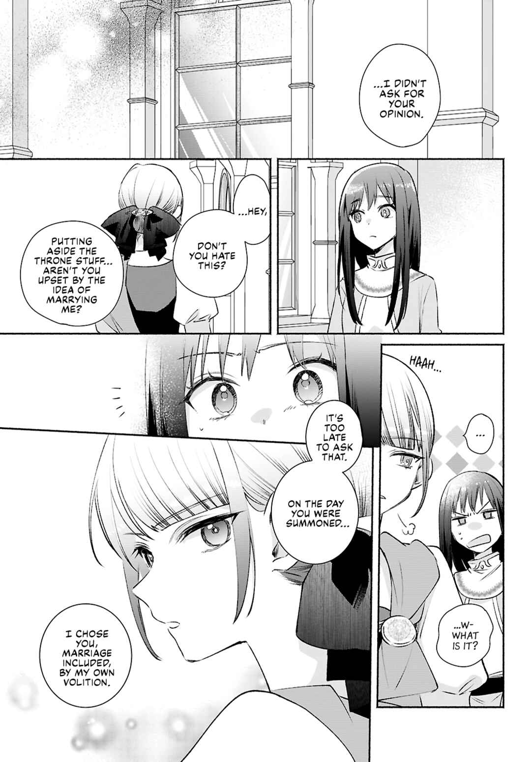 Page 9 Chapter 13 Muryoku Seijo to Munou Oujo ~Maryoku Zero de Shoukansareta Seijo no Isekai Kyuukokuki~