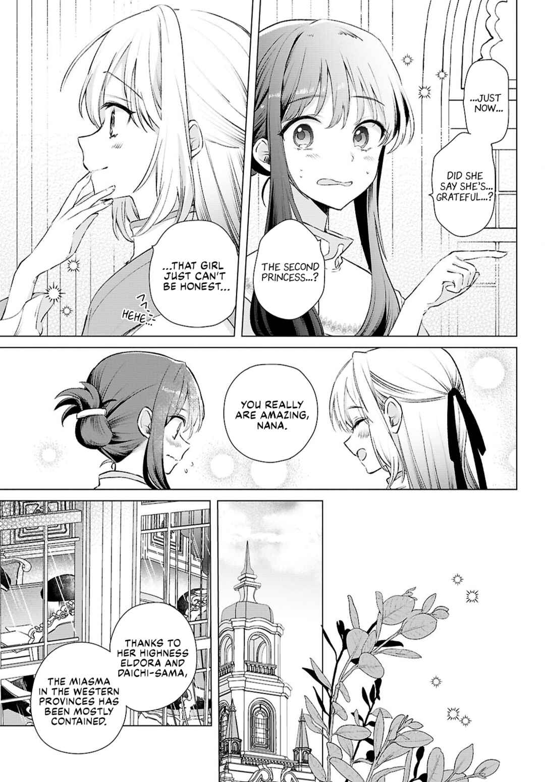 Page 13 Chapter 11 Muryoku Seijo to Munou Oujo ~Maryoku Zero de Shoukansareta Seijo no Isekai Kyuukokuki~